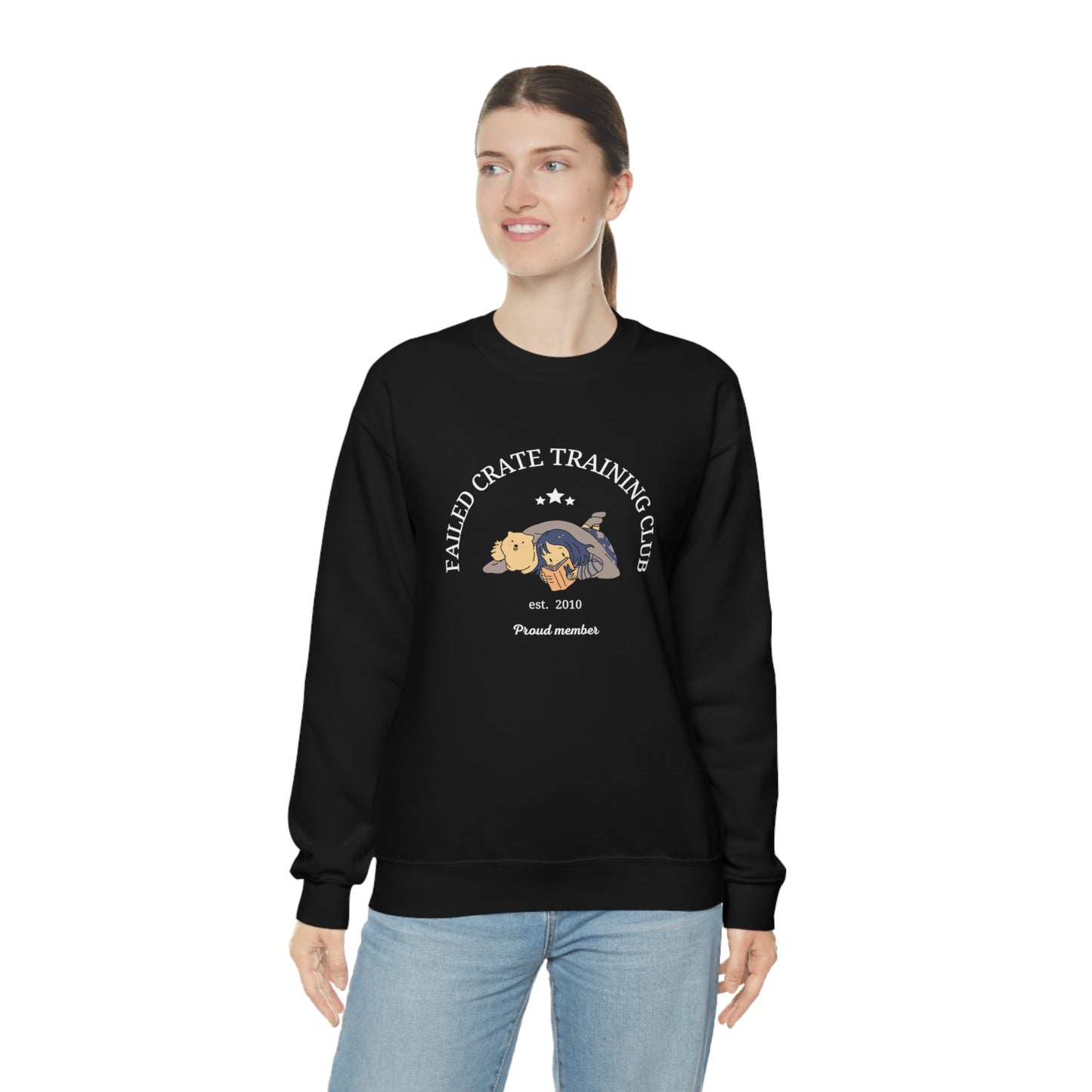 Failed Crate Training Unisex Crewneck Sweatshirt