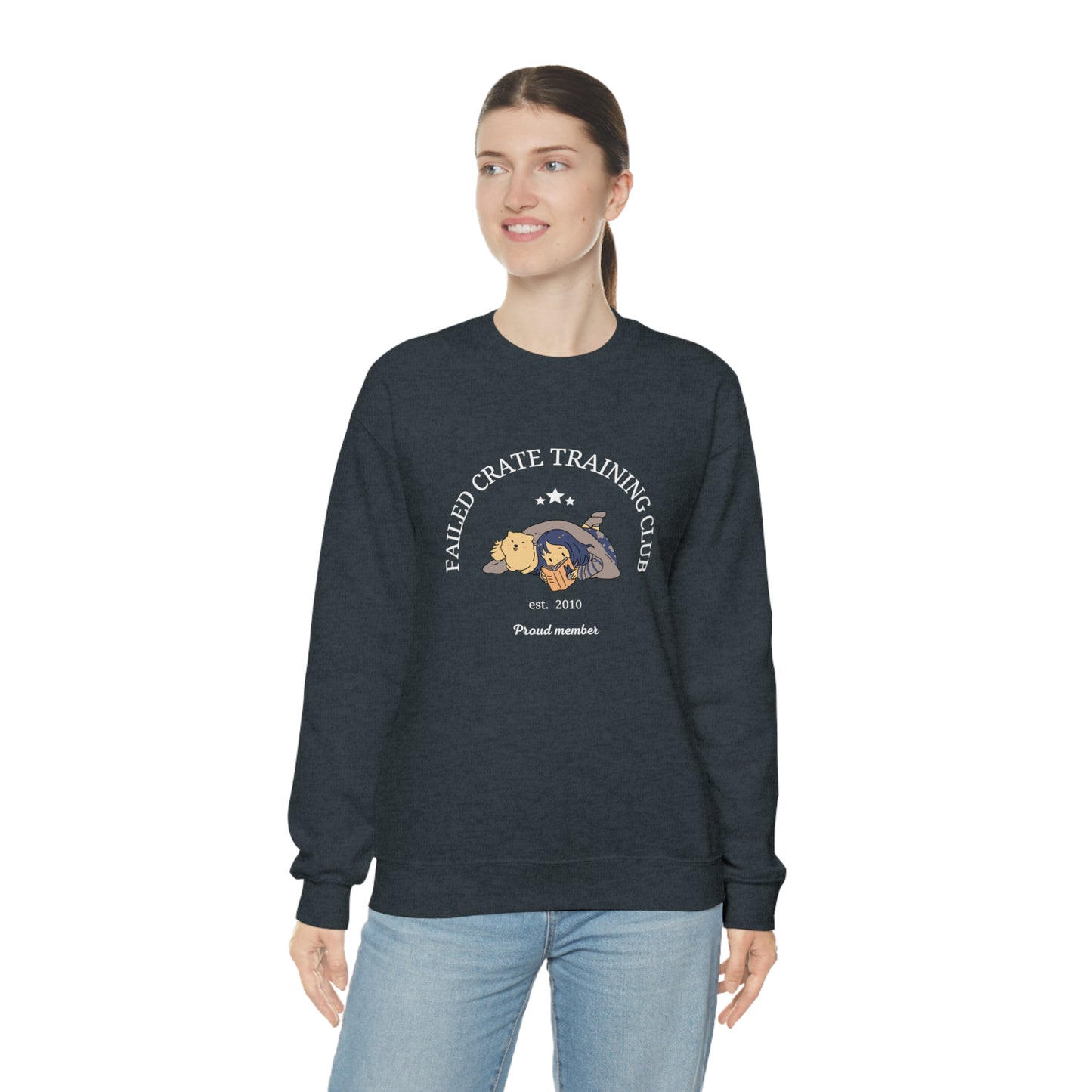 Failed Crate Training Unisex Crewneck Sweatshirt
