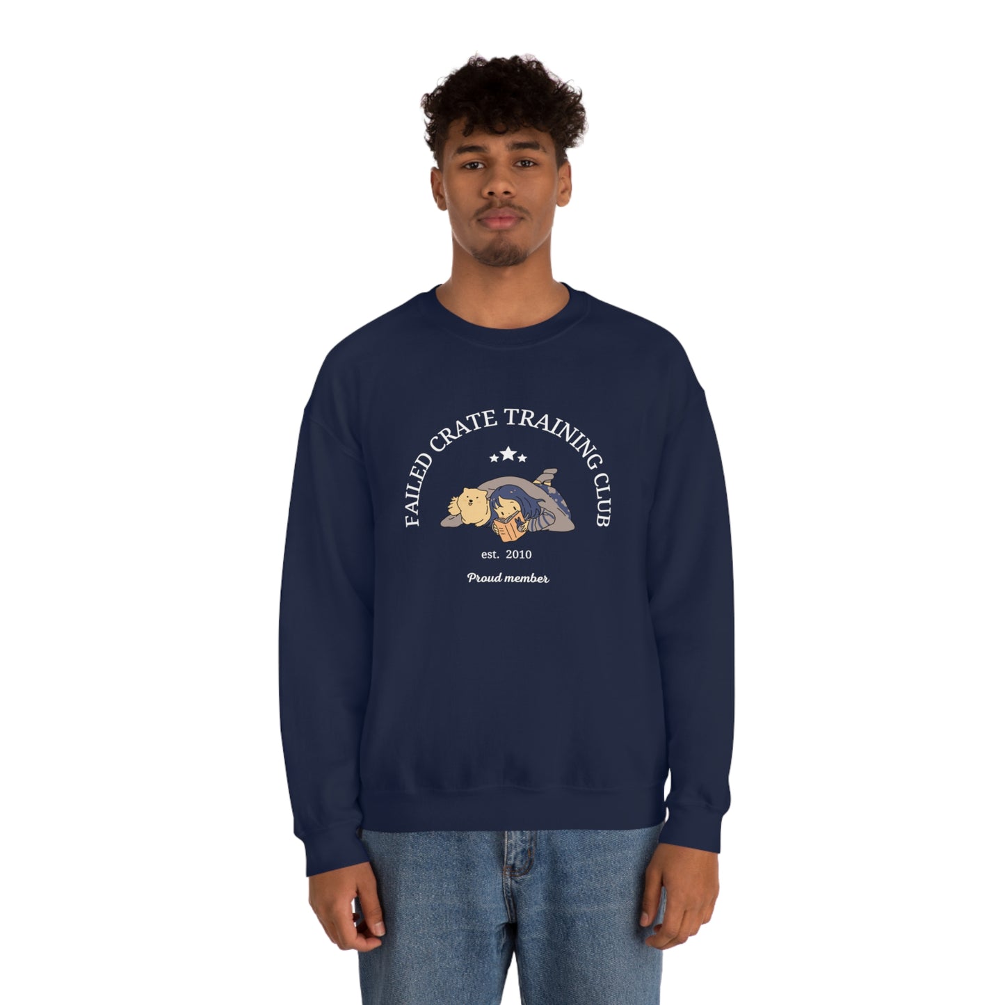 Failed Crate Training Unisex Crewneck Sweatshirt