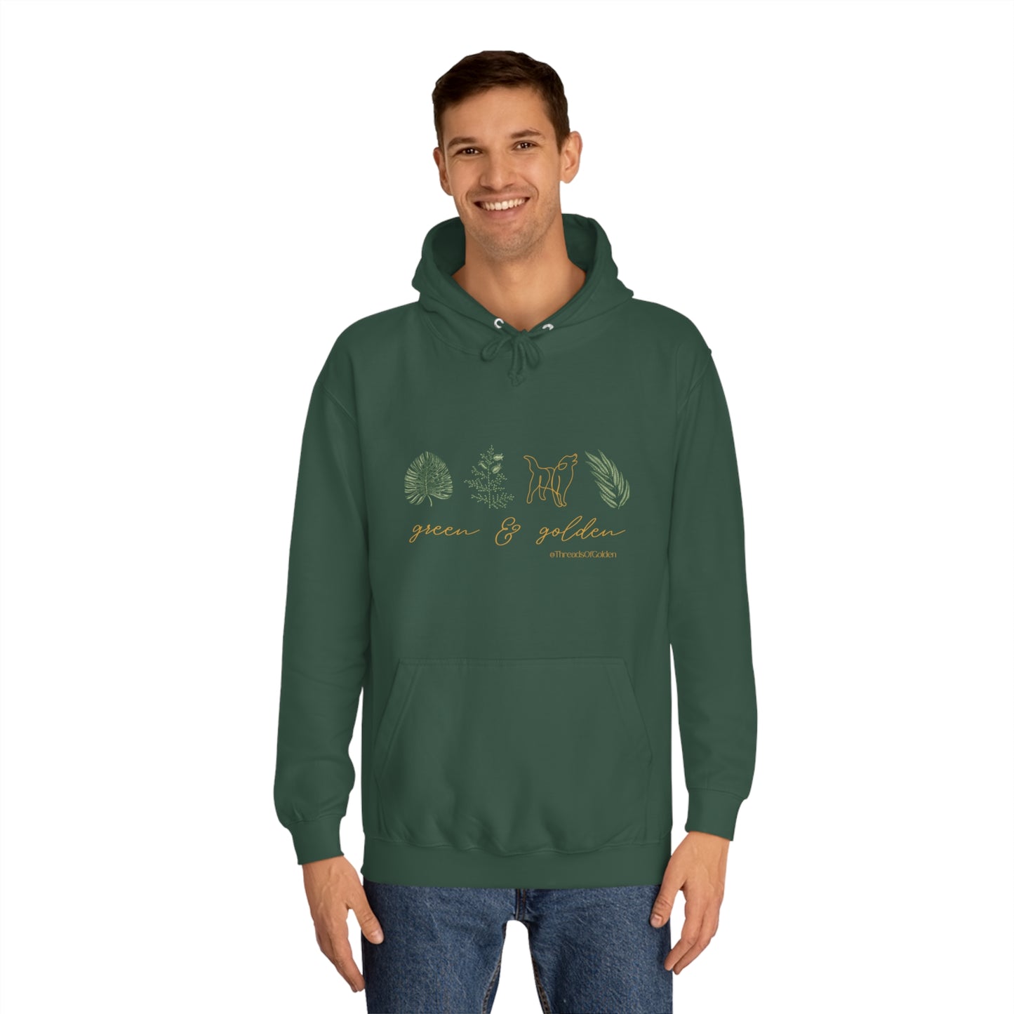 Green & Golden Hoodie
