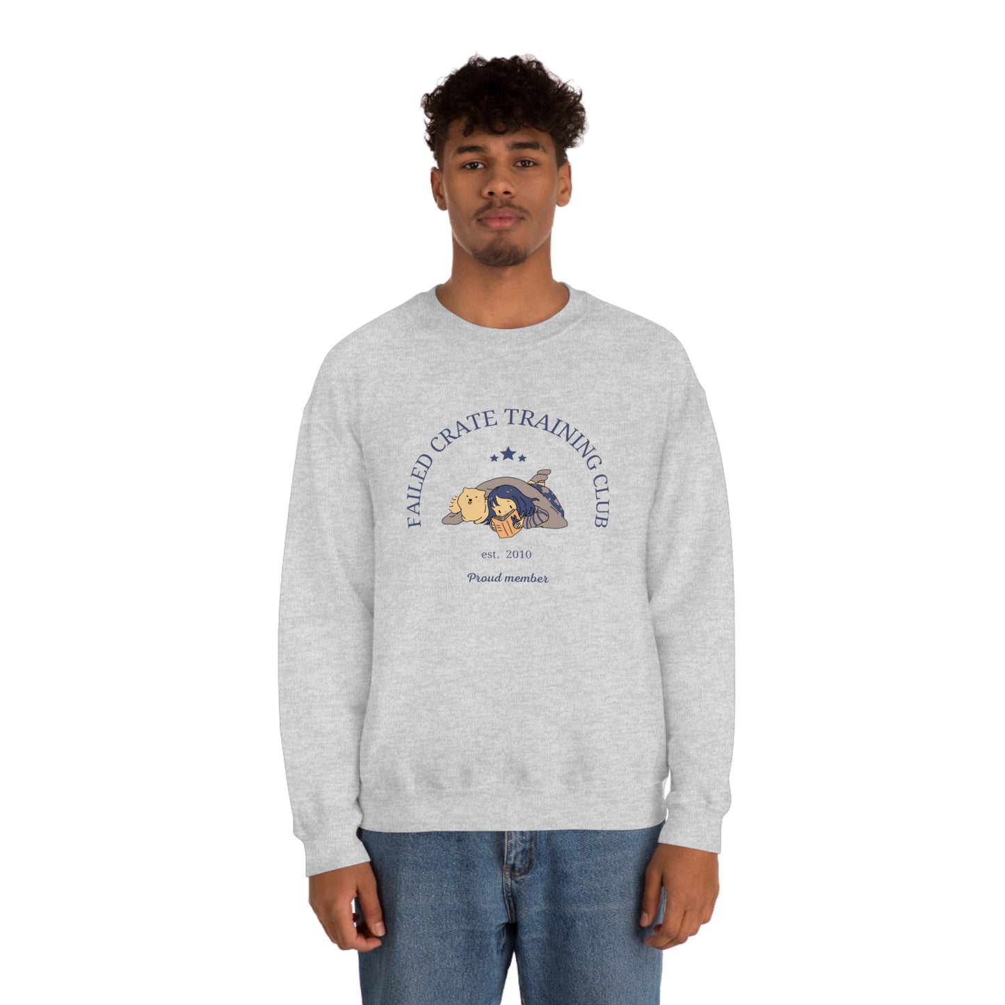 Failed Crate Training Unisex Crewneck Sweatshirt