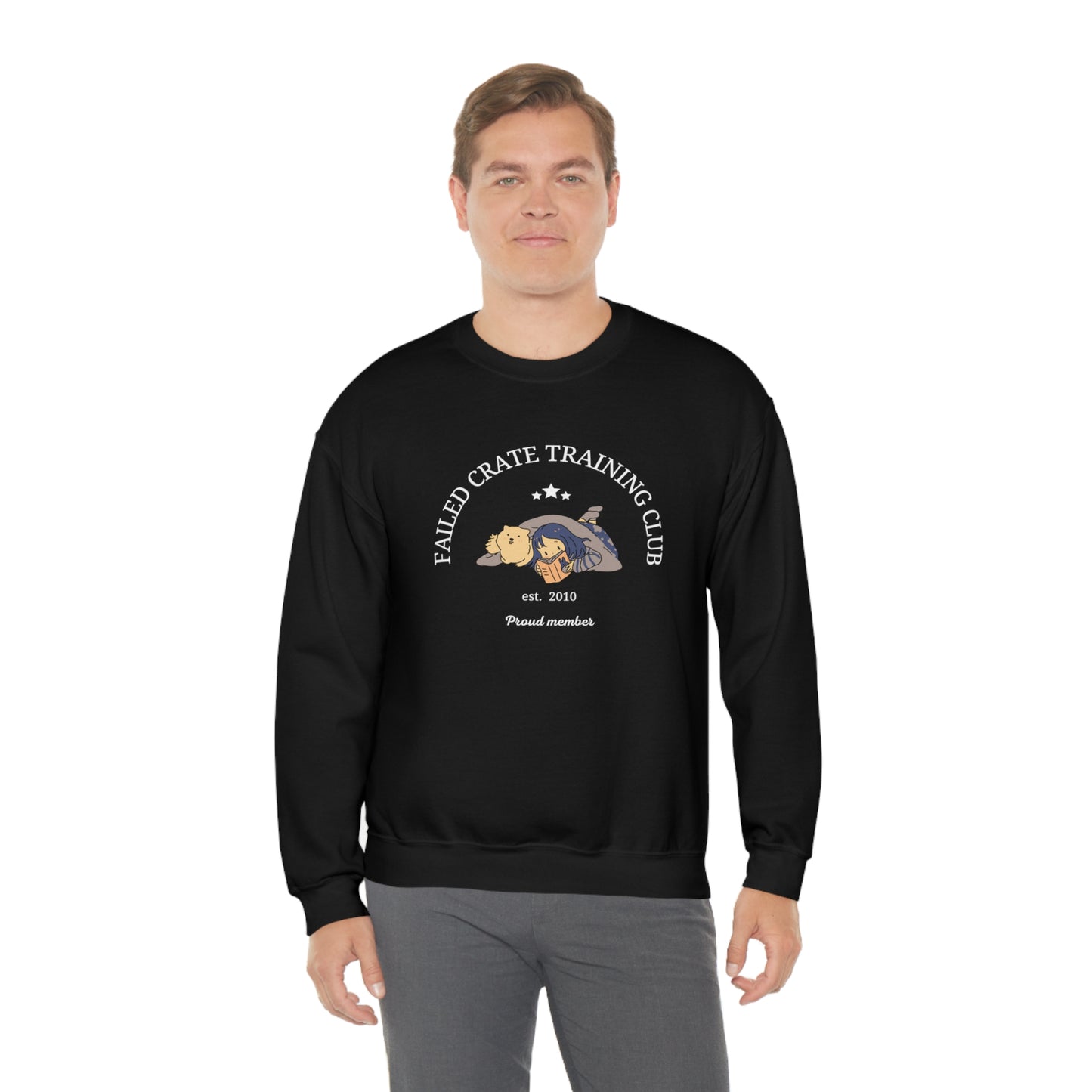 Failed Crate Training Unisex Crewneck Sweatshirt