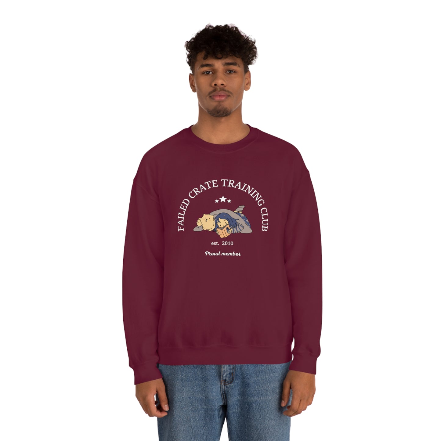 Failed Crate Training Unisex Crewneck Sweatshirt