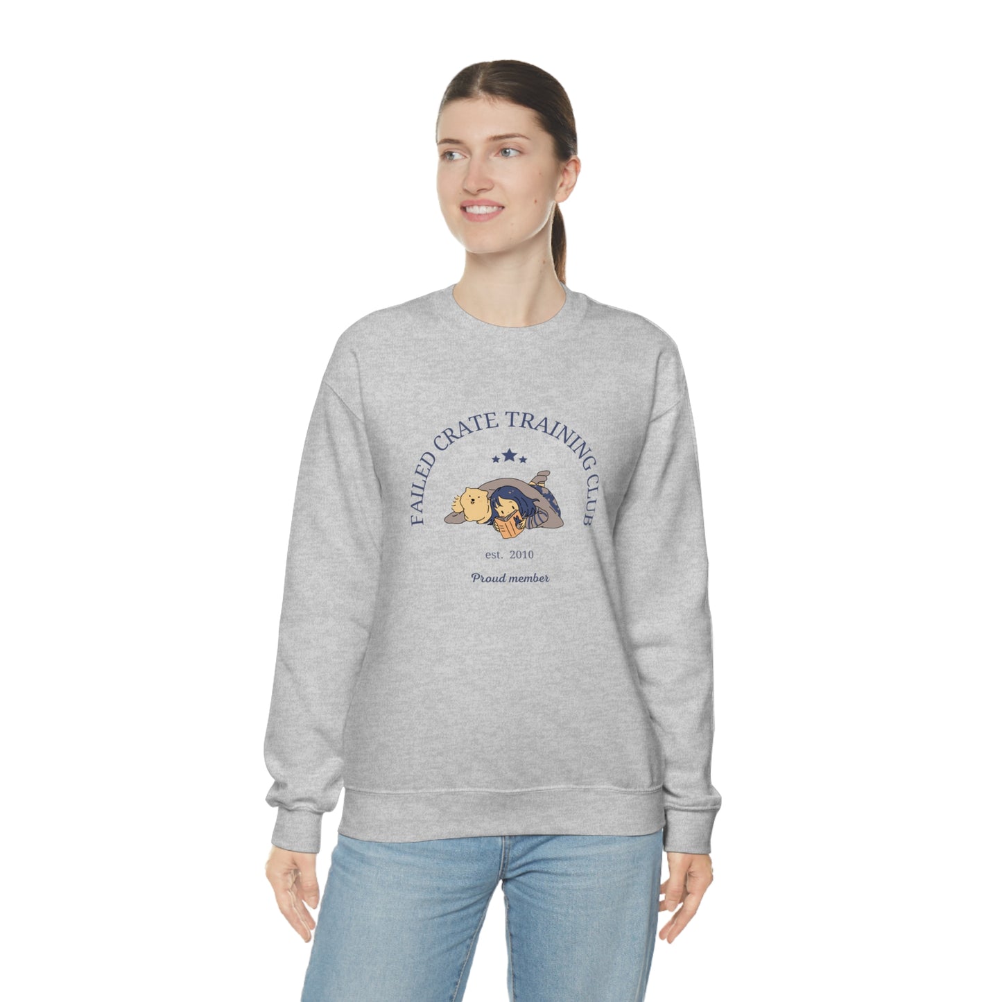 Failed Crate Training Unisex Crewneck Sweatshirt
