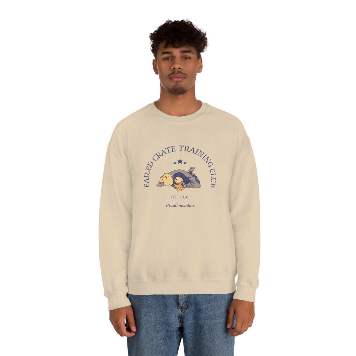 Failed Crate Training Unisex Crewneck Sweatshirt