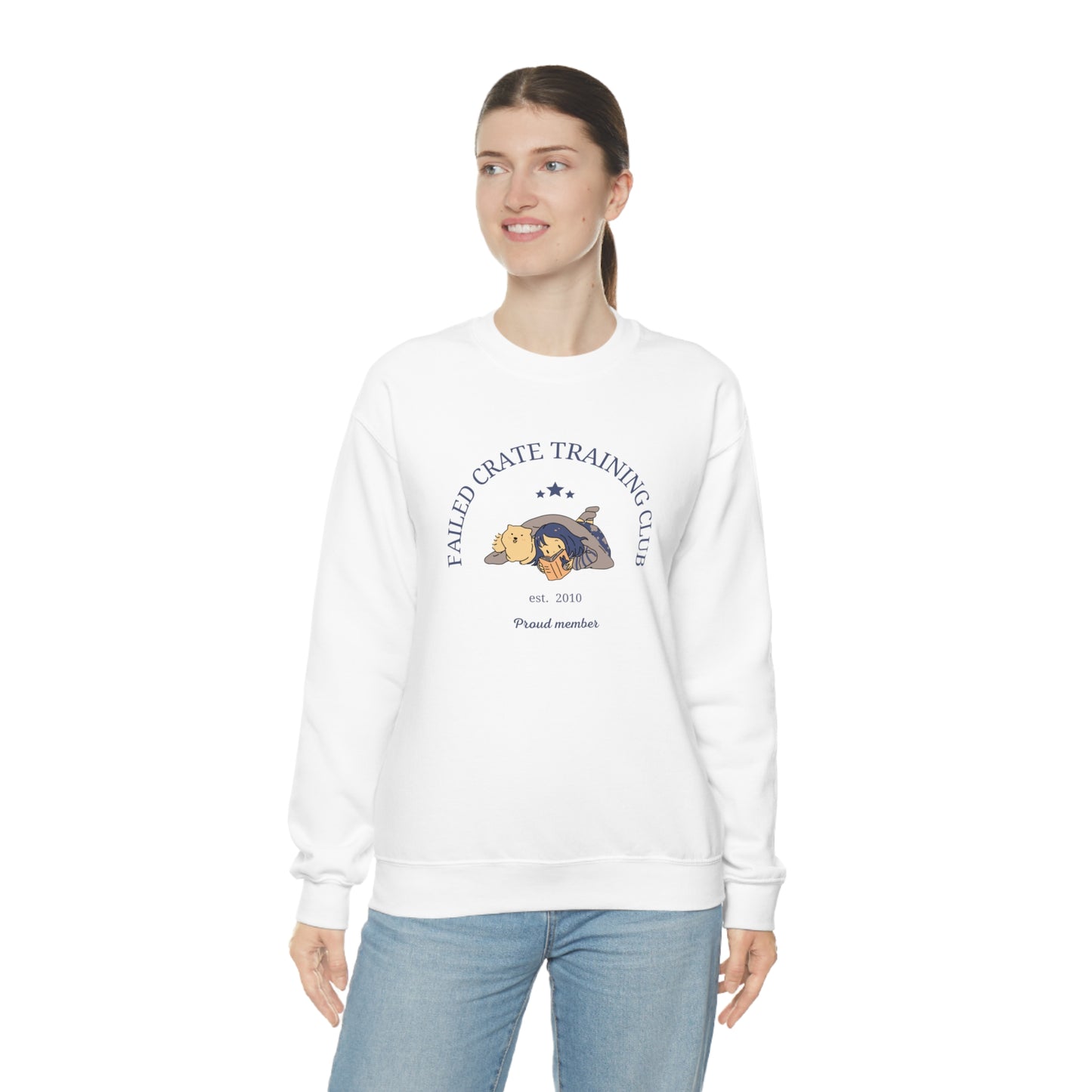 Failed Crate Training Unisex Crewneck Sweatshirt
