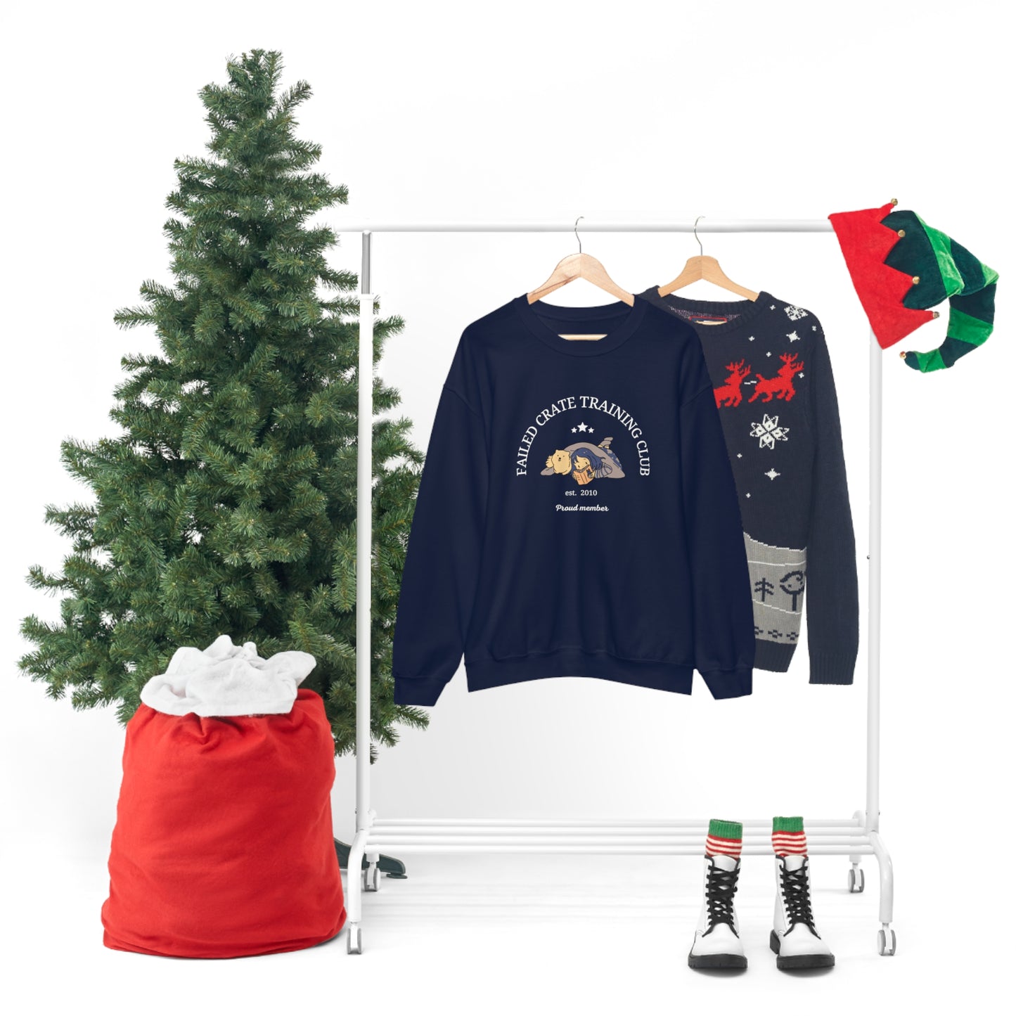 Failed Crate Training Unisex Crewneck Sweatshirt