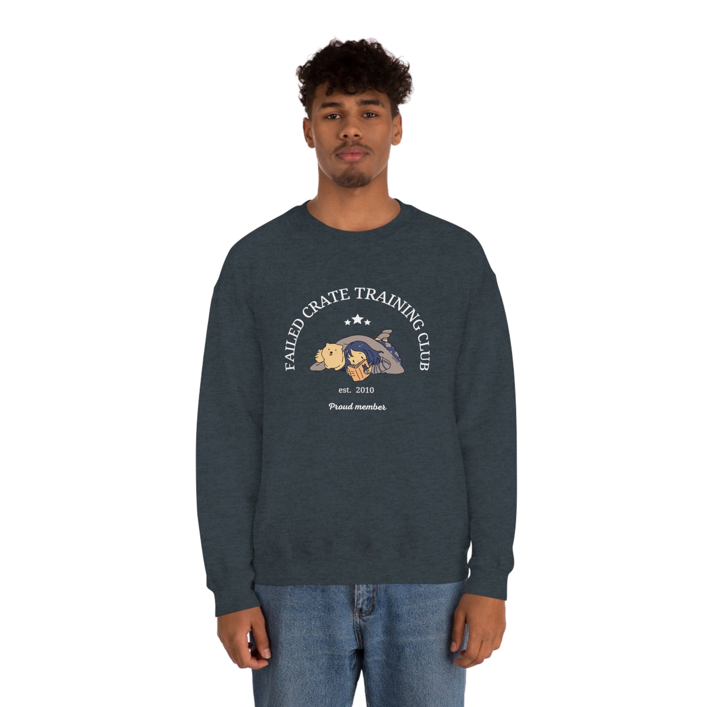Failed Crate Training Unisex Crewneck Sweatshirt