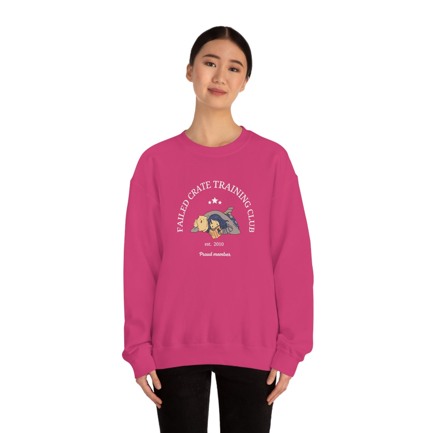 Failed Crate Training Unisex Crewneck Sweatshirt