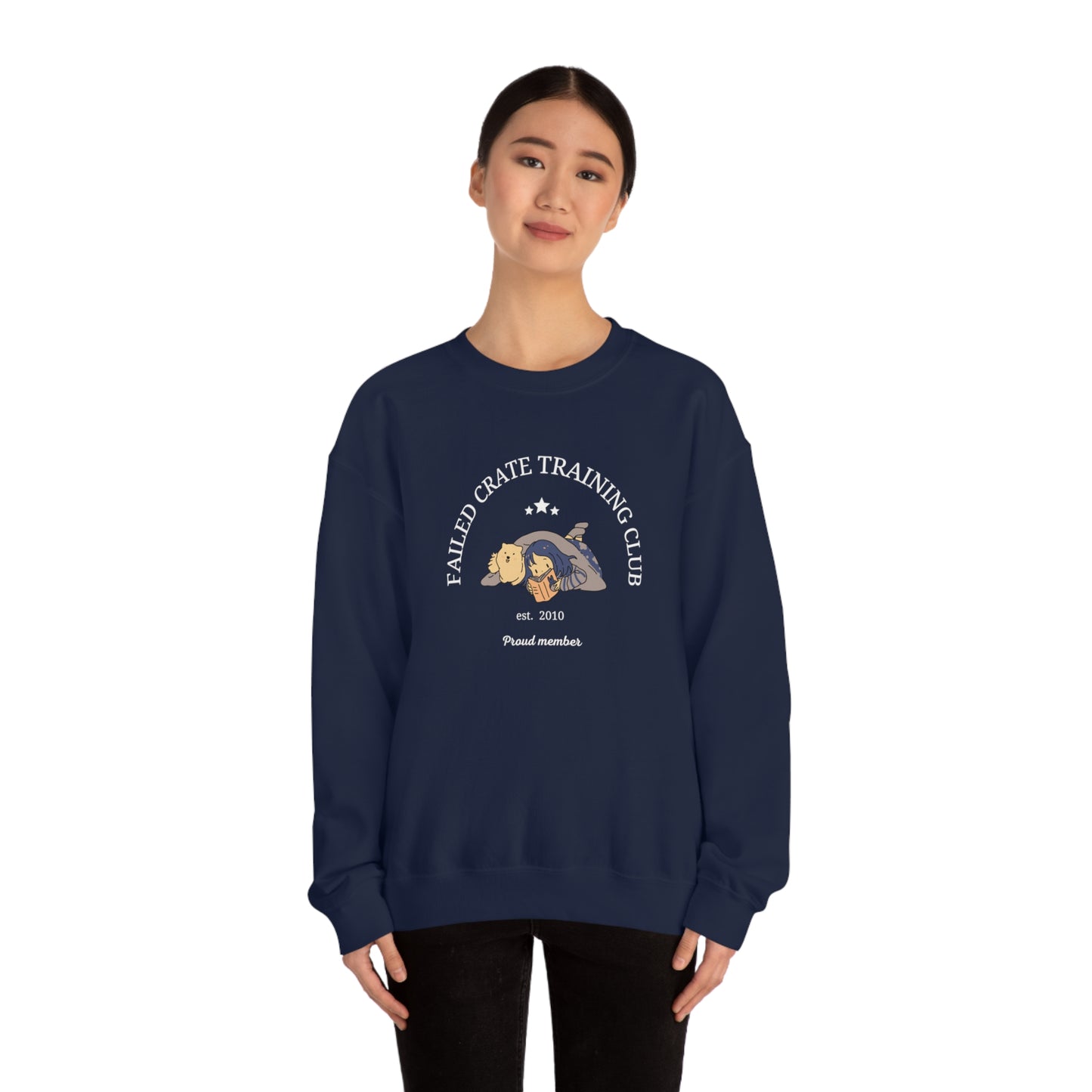 Failed Crate Training Unisex Crewneck Sweatshirt
