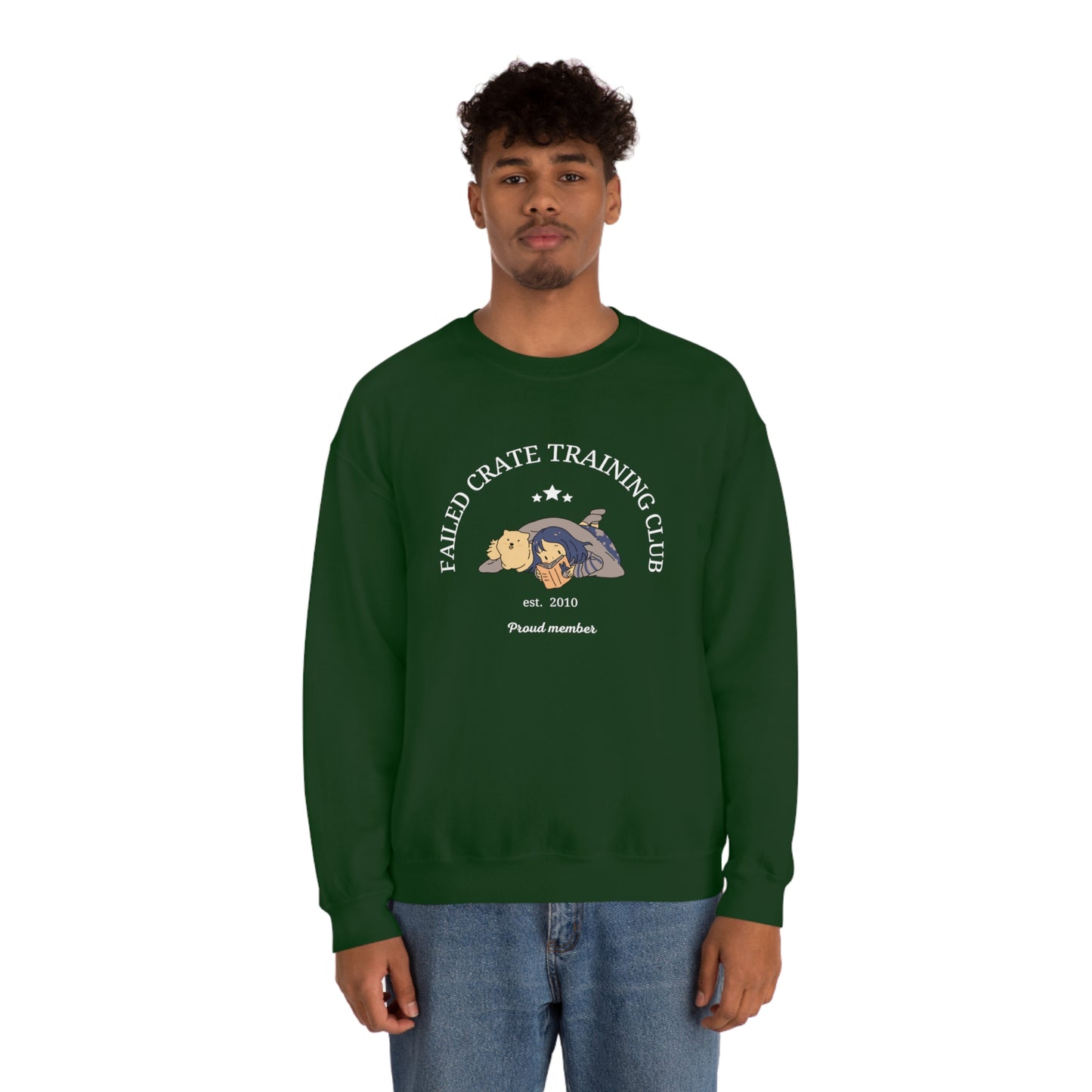 Failed Crate Training Unisex Crewneck Sweatshirt