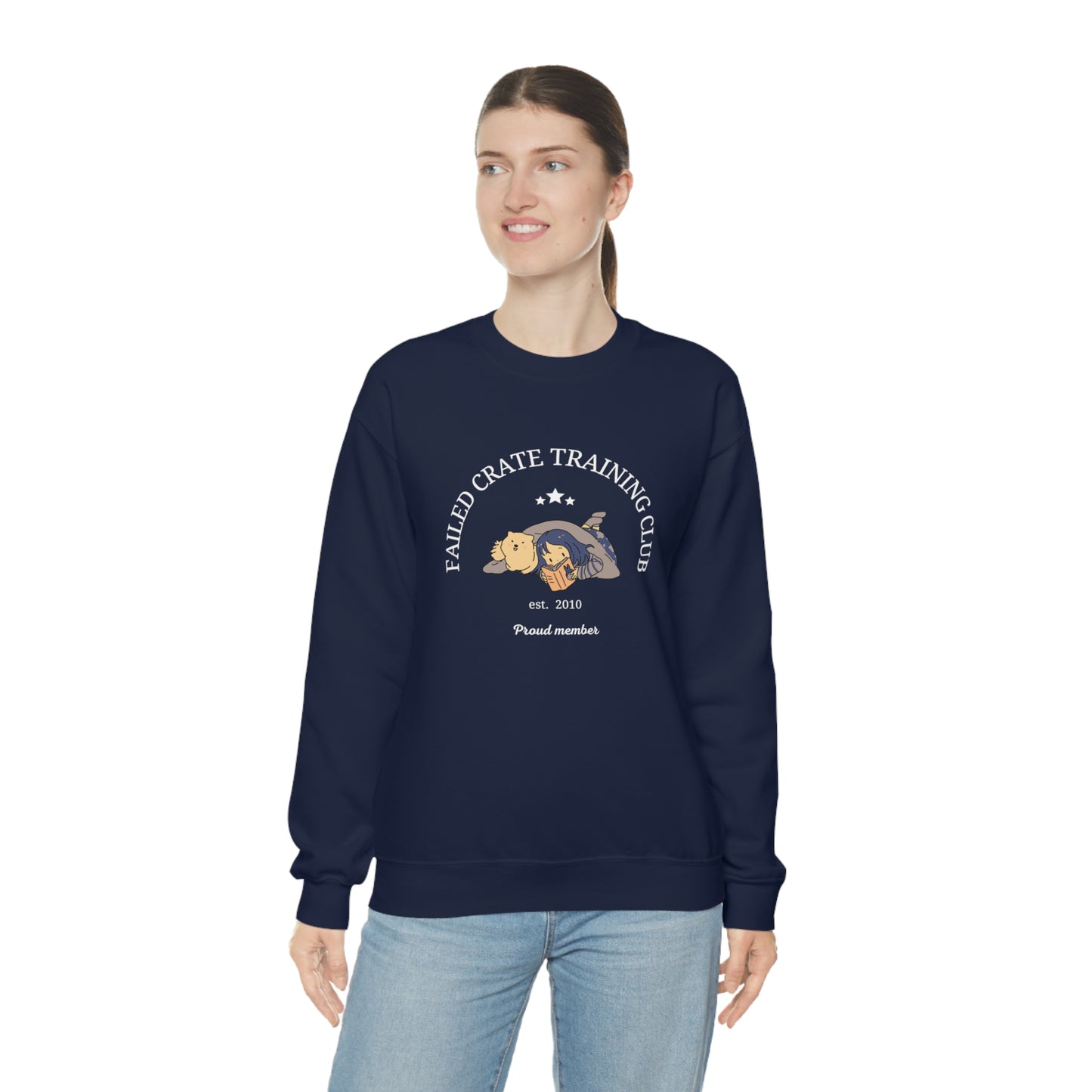 Failed Crate Training Unisex Crewneck Sweatshirt