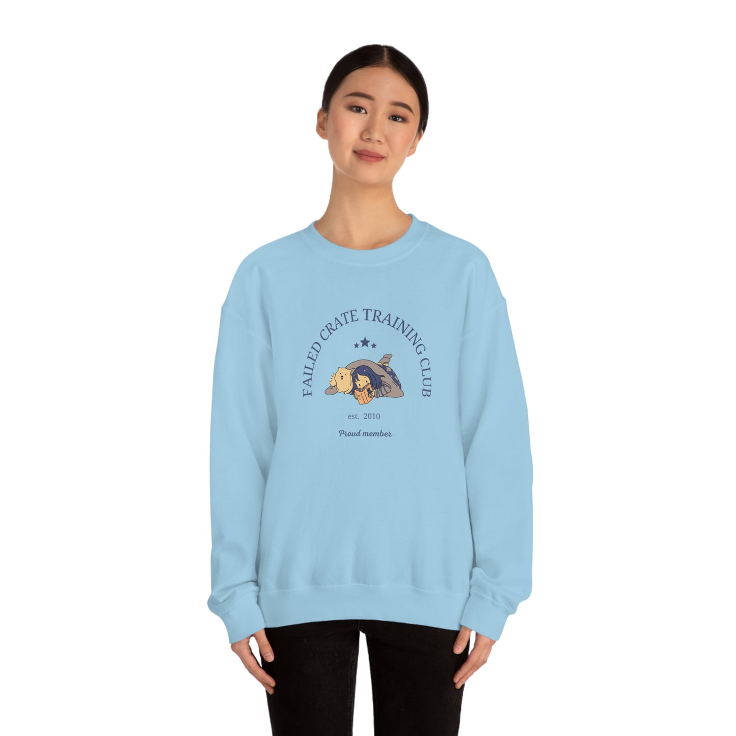 Failed Crate Training Unisex Crewneck Sweatshirt