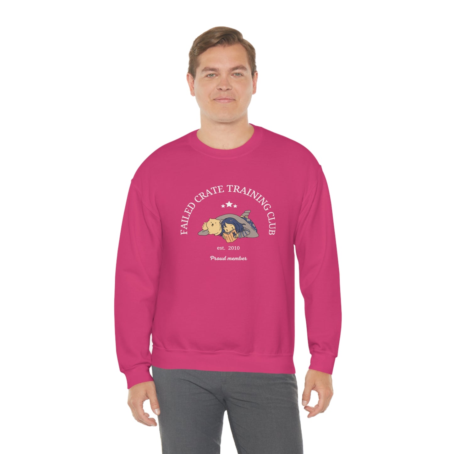 Failed Crate Training Unisex Crewneck Sweatshirt