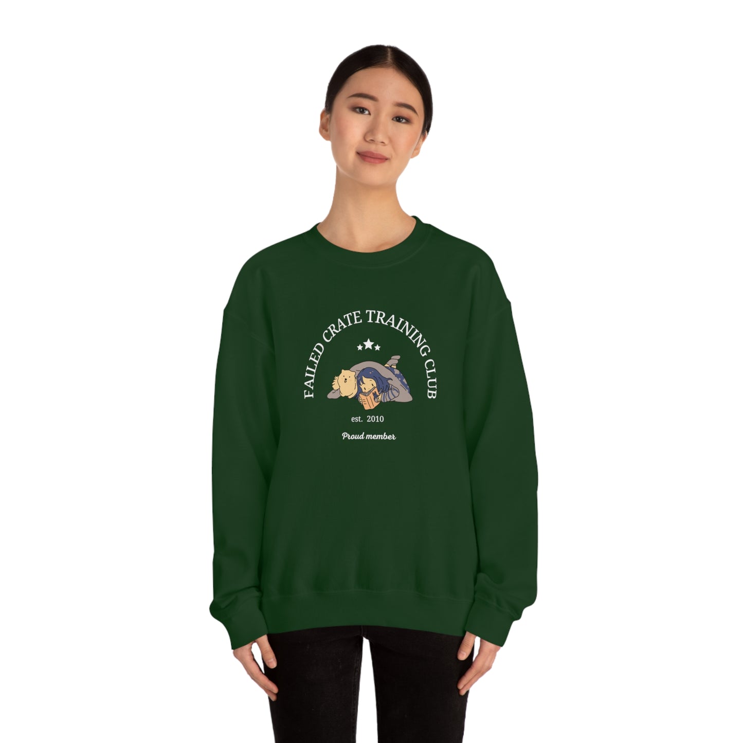 Failed Crate Training Unisex Crewneck Sweatshirt