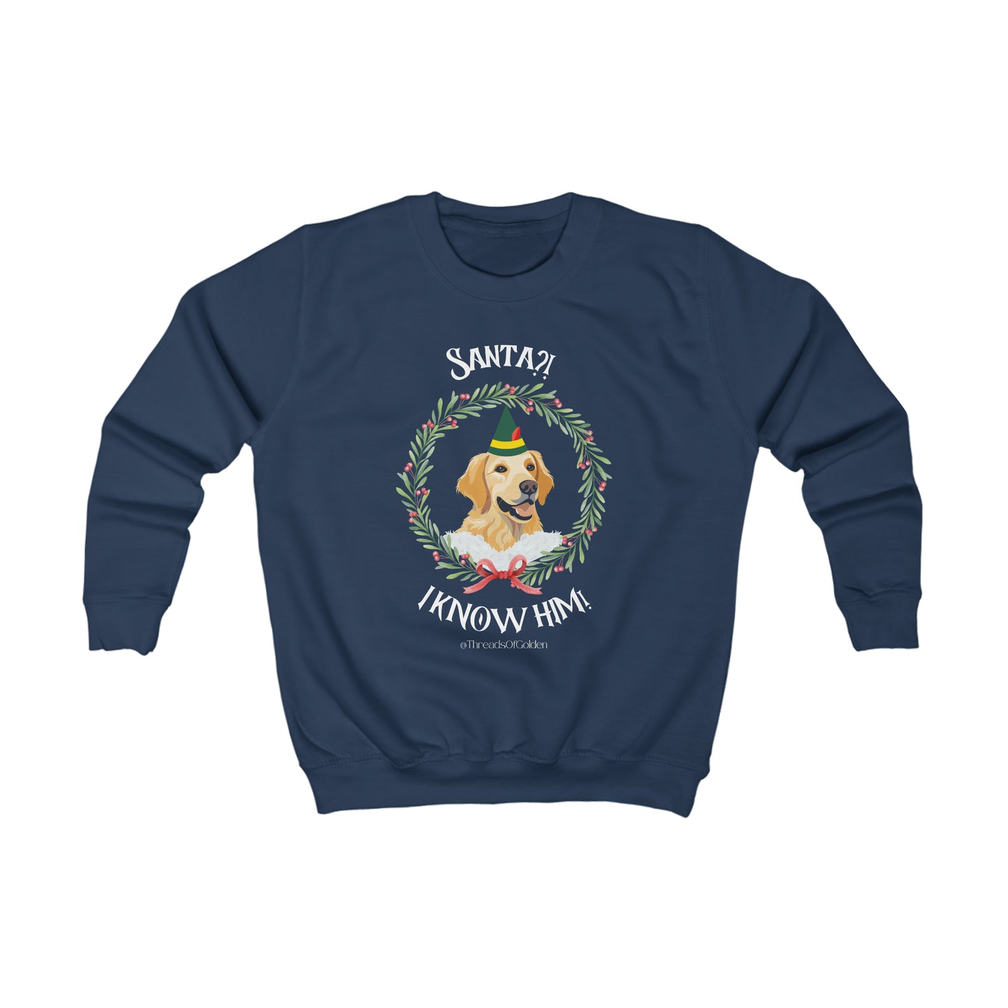 Kids Golden Elf Sweatshirt