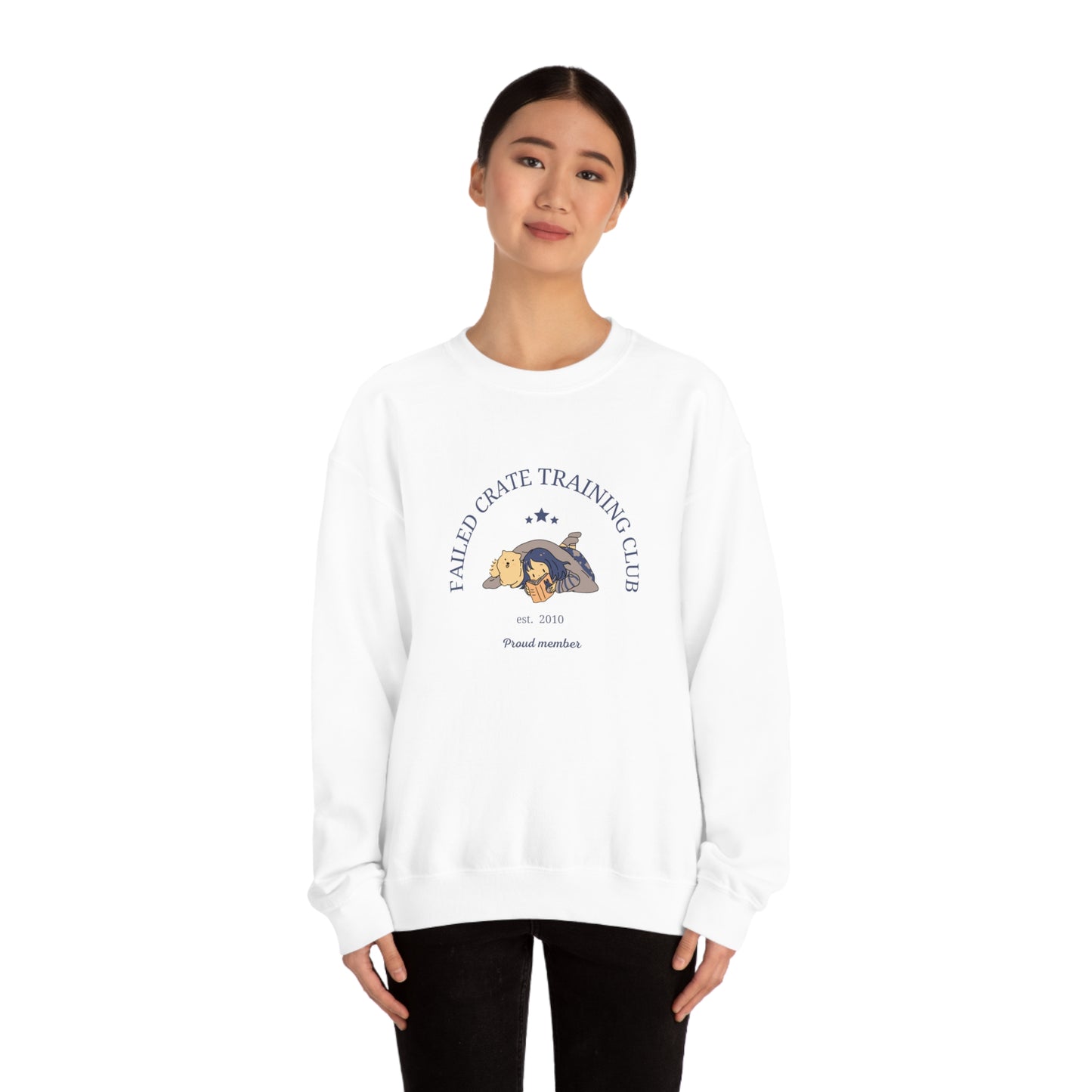Failed Crate Training Unisex Crewneck Sweatshirt