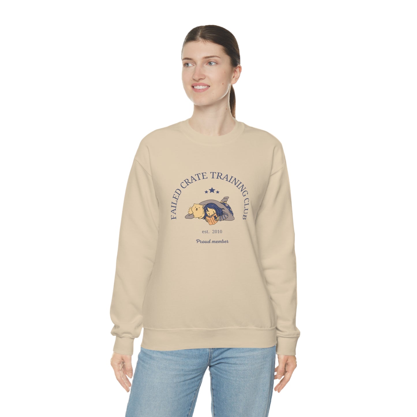 Failed Crate Training Unisex Crewneck Sweatshirt
