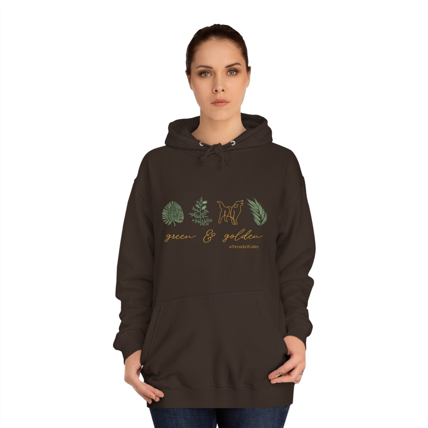 Green & Golden Hoodie