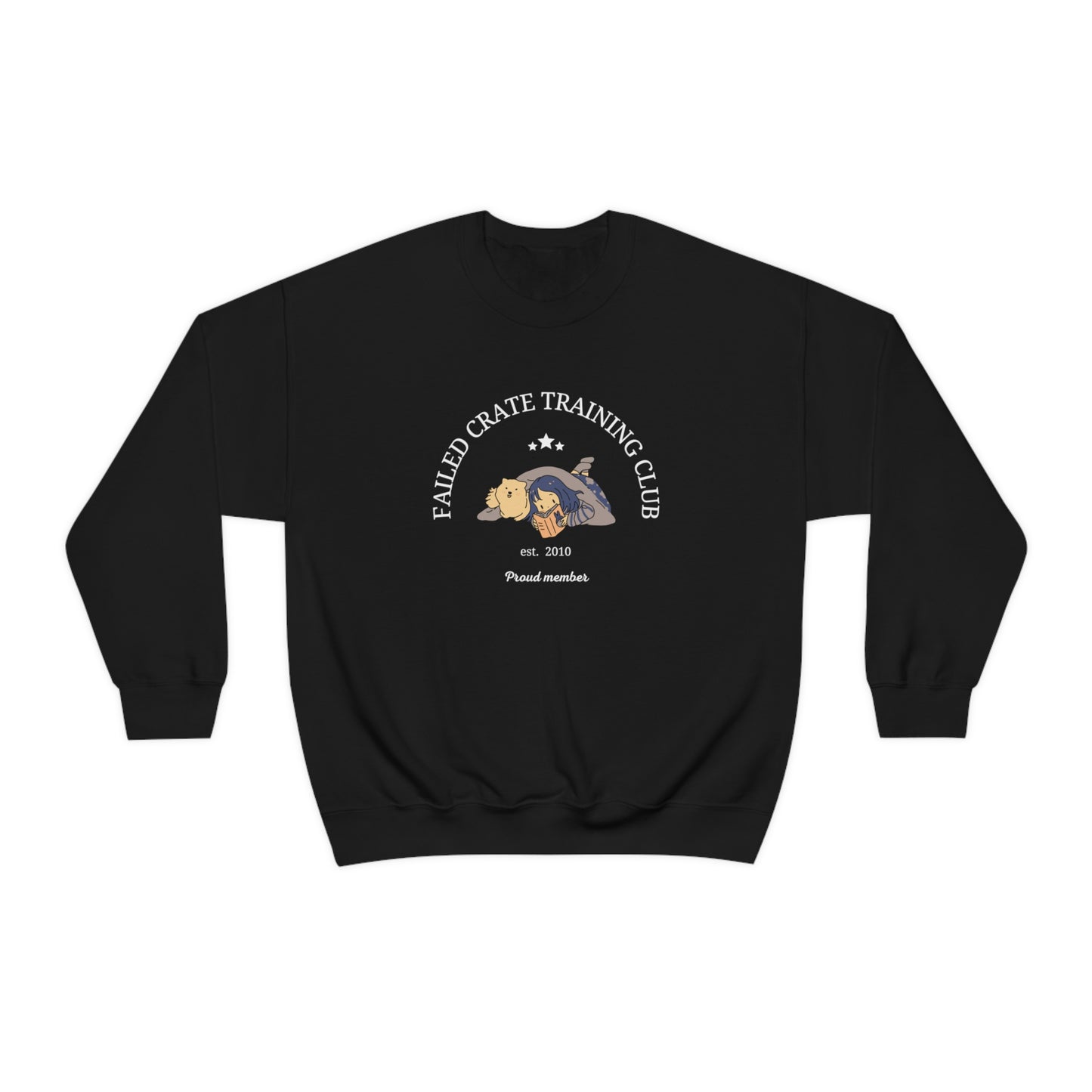 Failed Crate Training Unisex Crewneck Sweatshirt