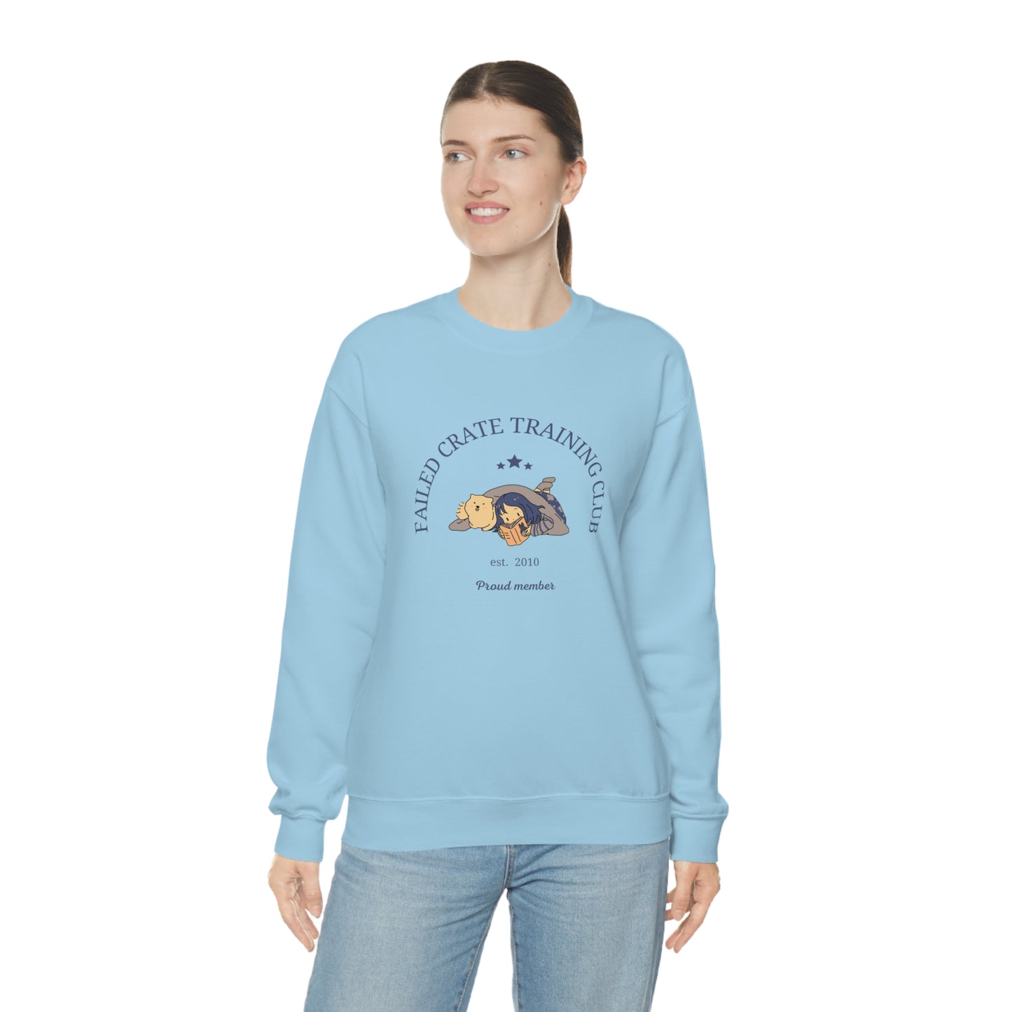 Failed Crate Training Unisex Crewneck Sweatshirt