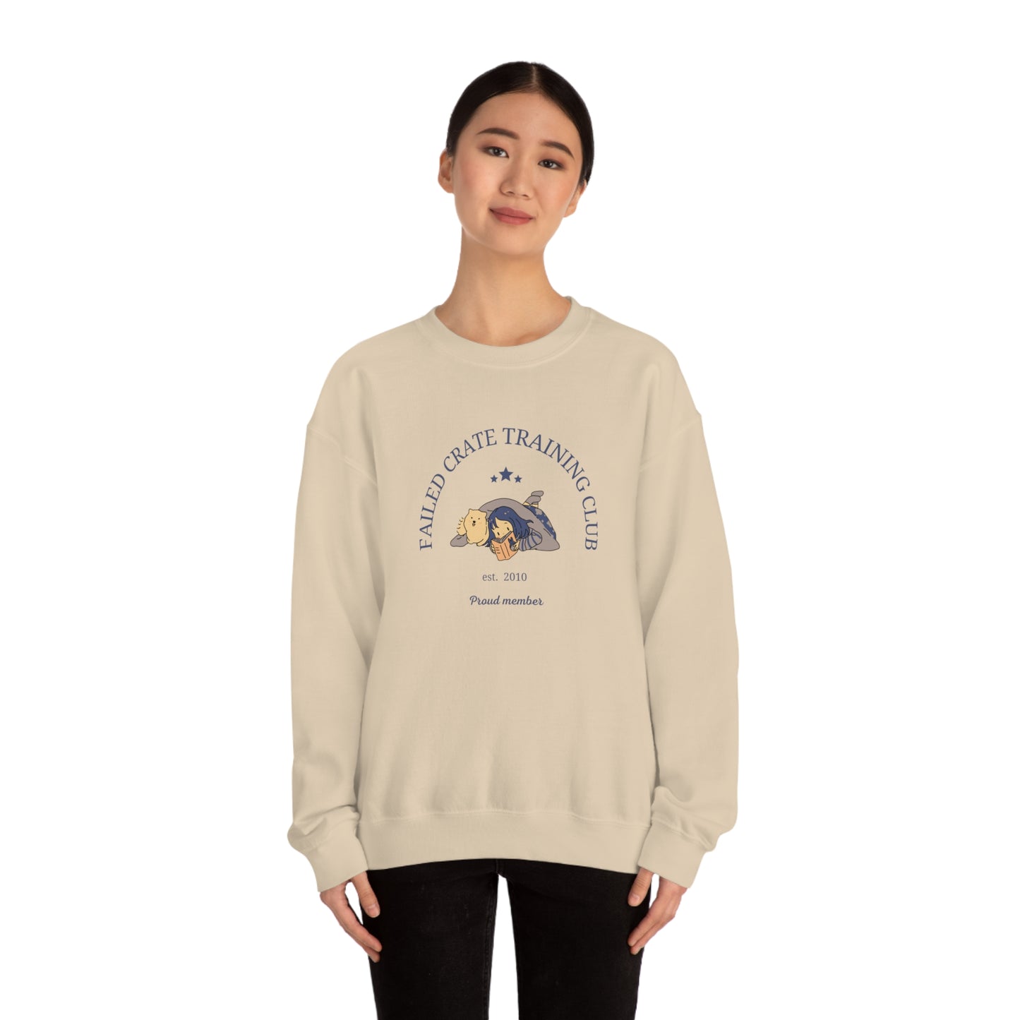 Failed Crate Training Unisex Crewneck Sweatshirt