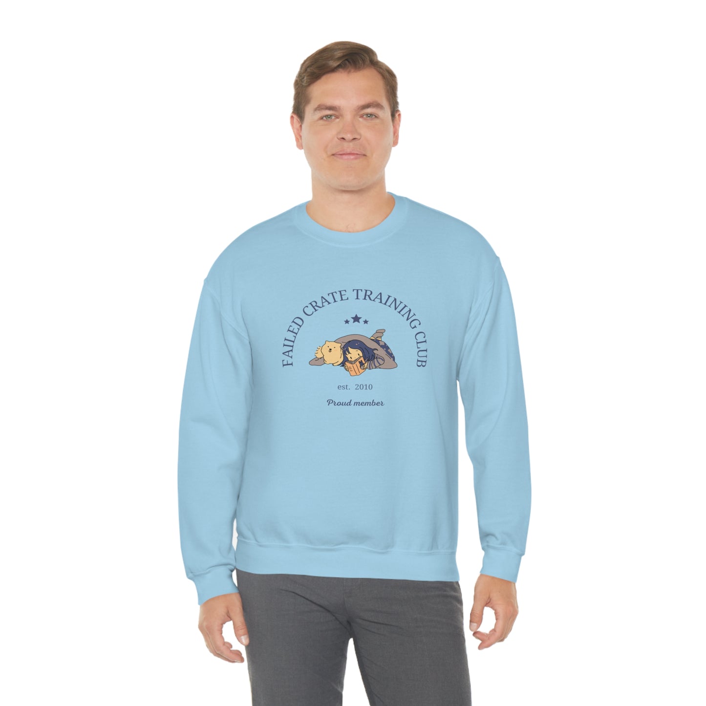 Failed Crate Training Unisex Crewneck Sweatshirt
