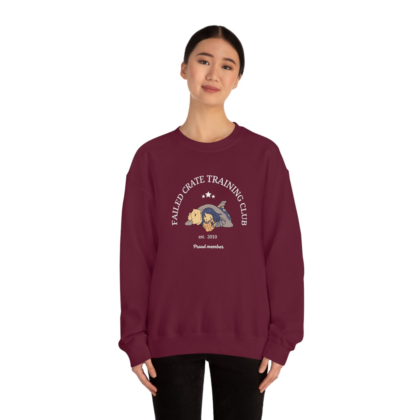 Failed Crate Training Unisex Crewneck Sweatshirt