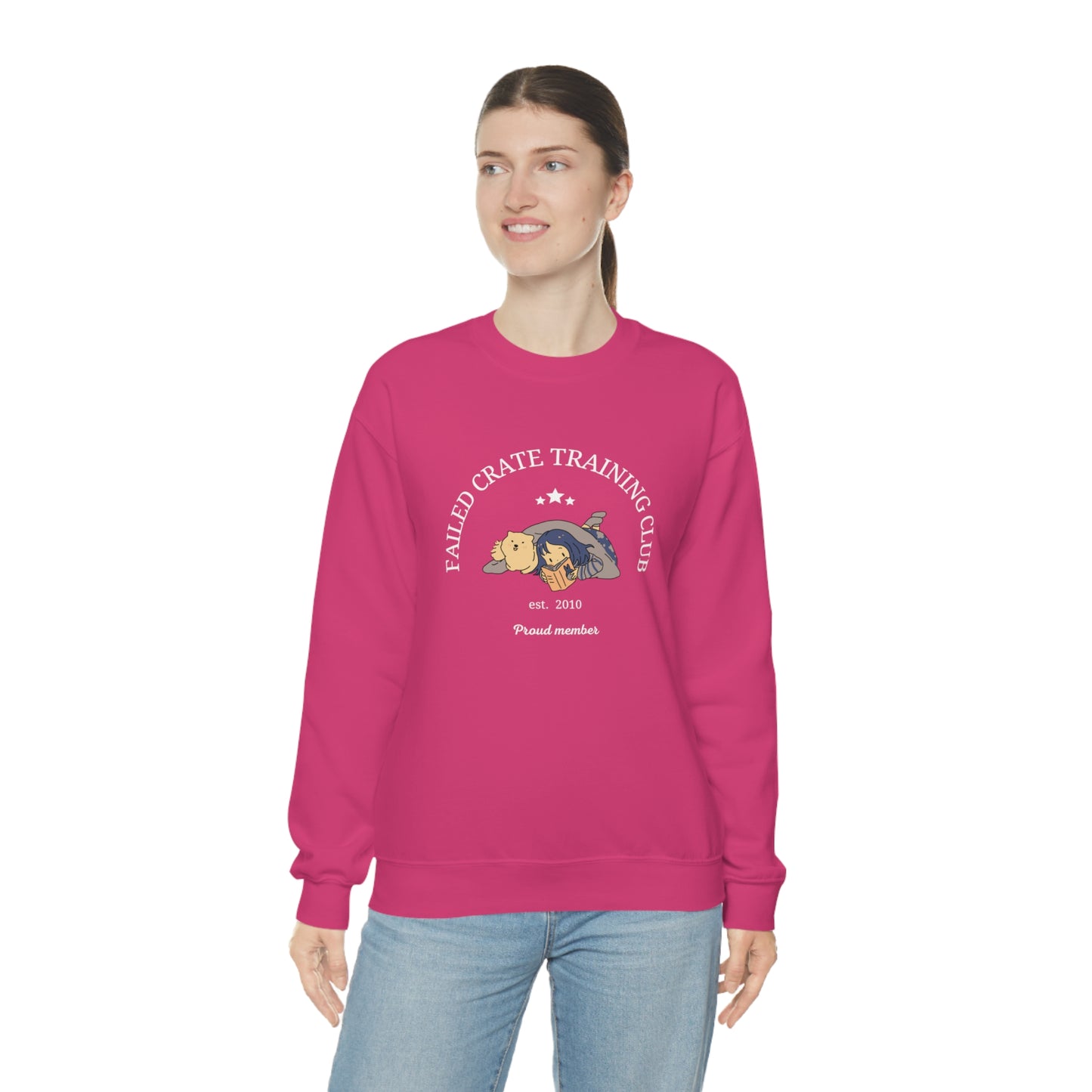 Failed Crate Training Unisex Crewneck Sweatshirt