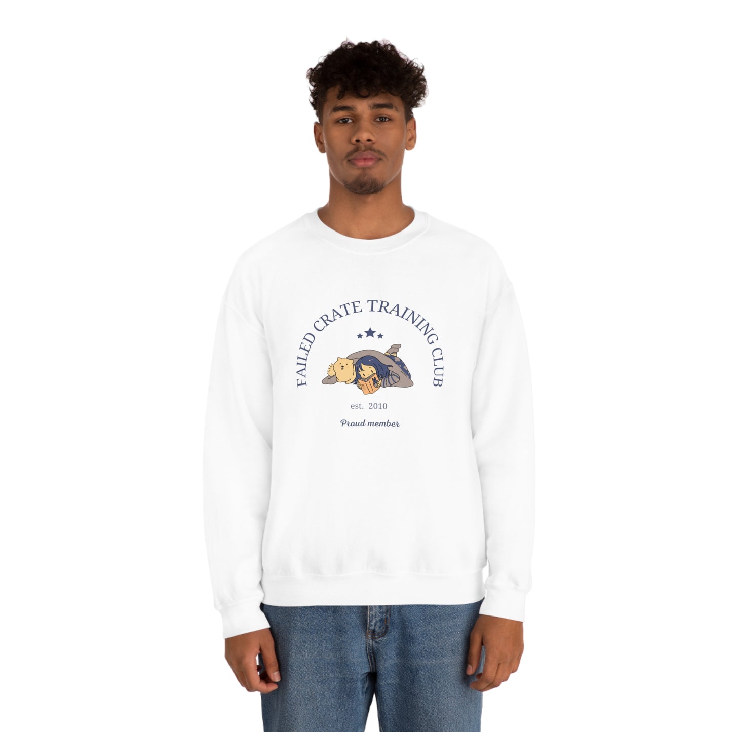 Failed Crate Training Unisex Crewneck Sweatshirt