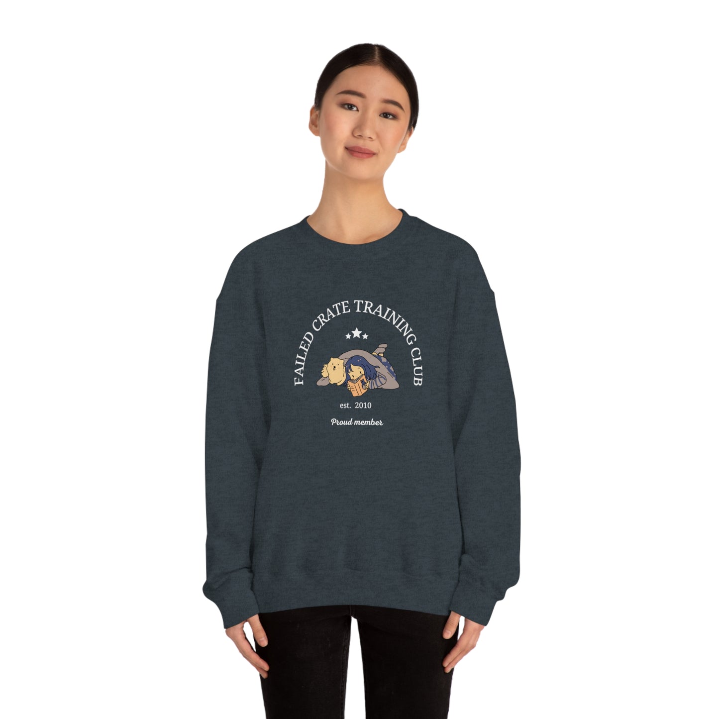 Failed Crate Training Unisex Crewneck Sweatshirt