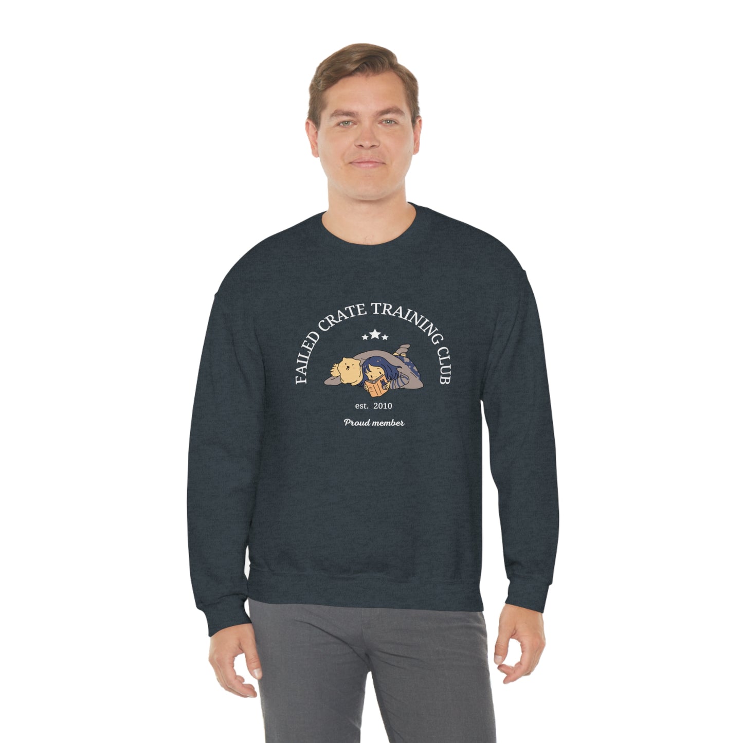 Failed Crate Training Unisex Crewneck Sweatshirt