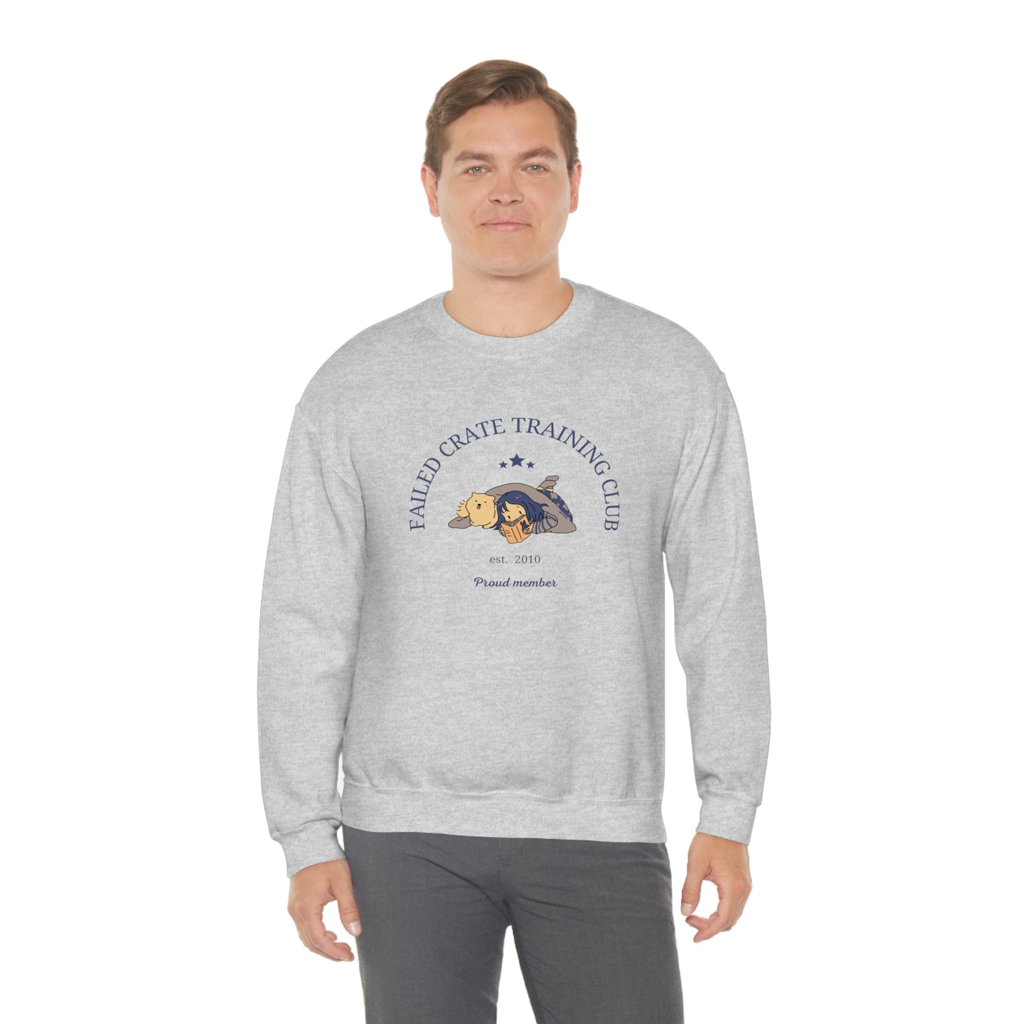 Failed Crate Training Unisex Crewneck Sweatshirt