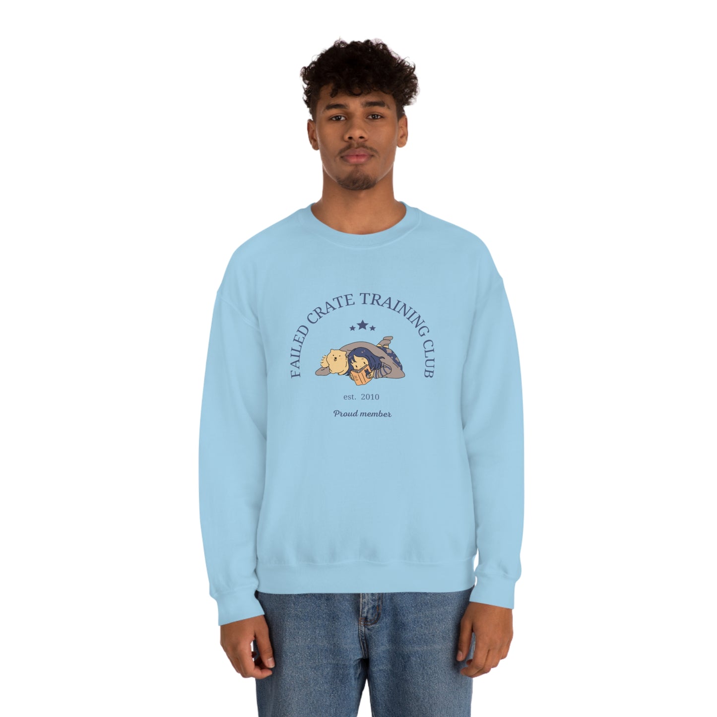 Failed Crate Training Unisex Crewneck Sweatshirt