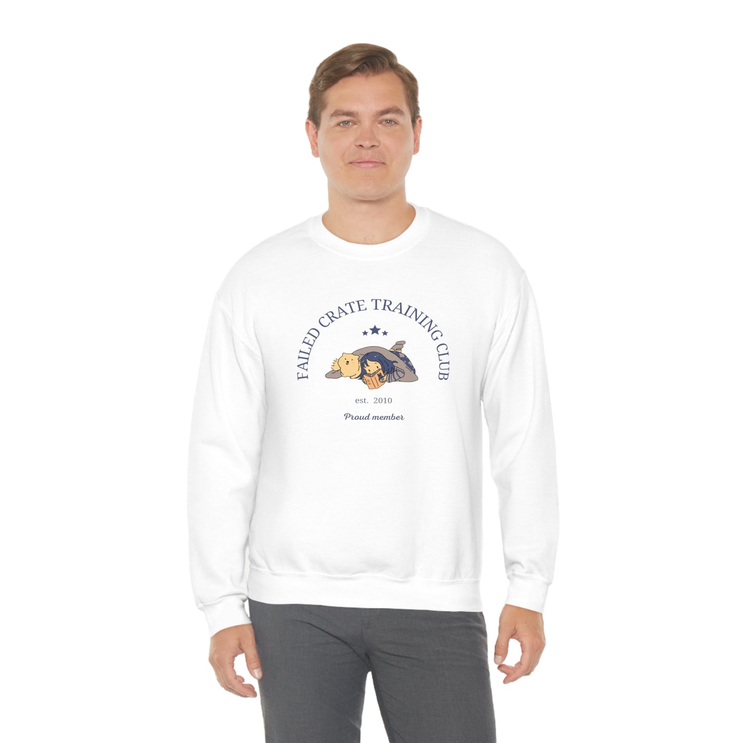 Failed Crate Training Unisex Crewneck Sweatshirt