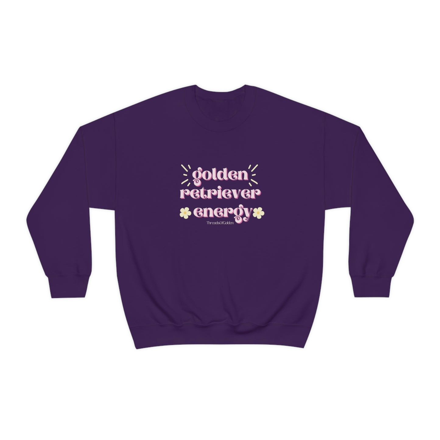 Golden Retriever Energy Crewneck Sweatshirt