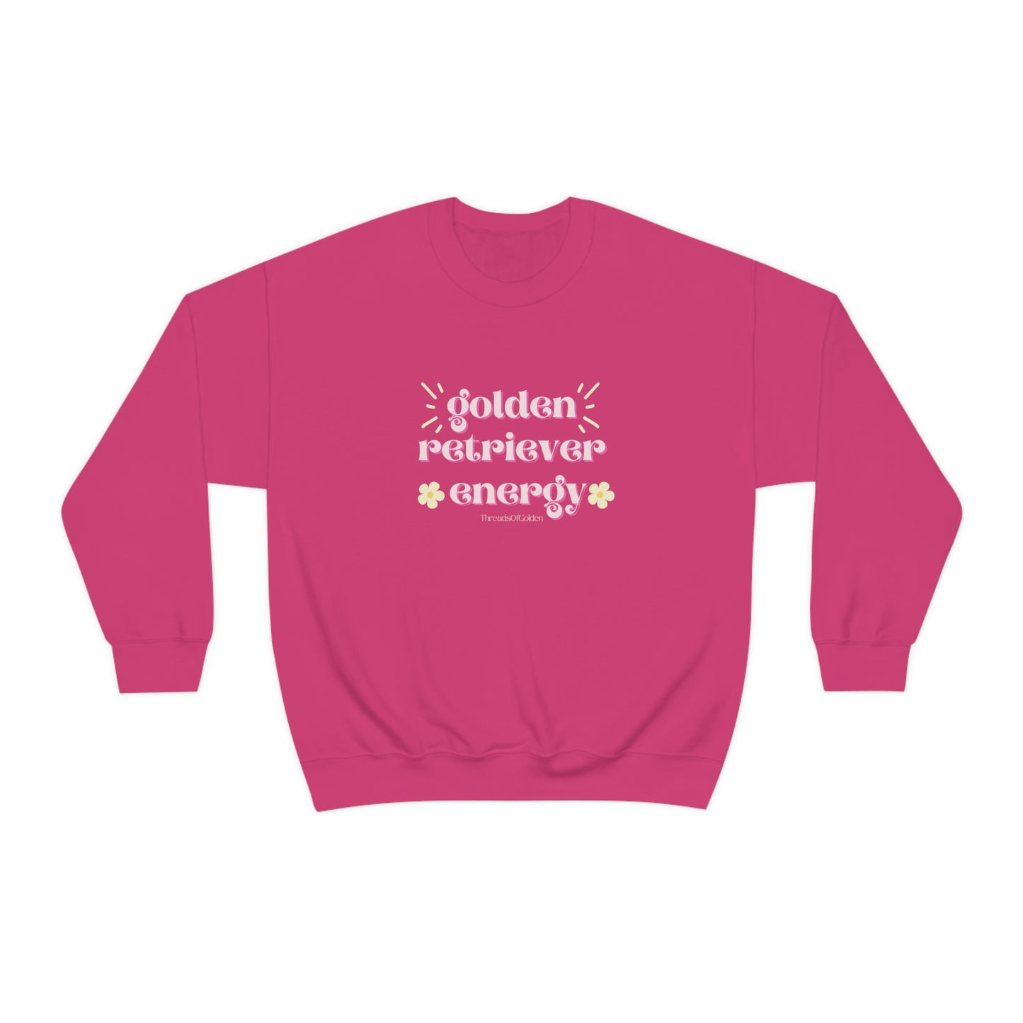 Golden Retriever Energy Crewneck Sweatshirt