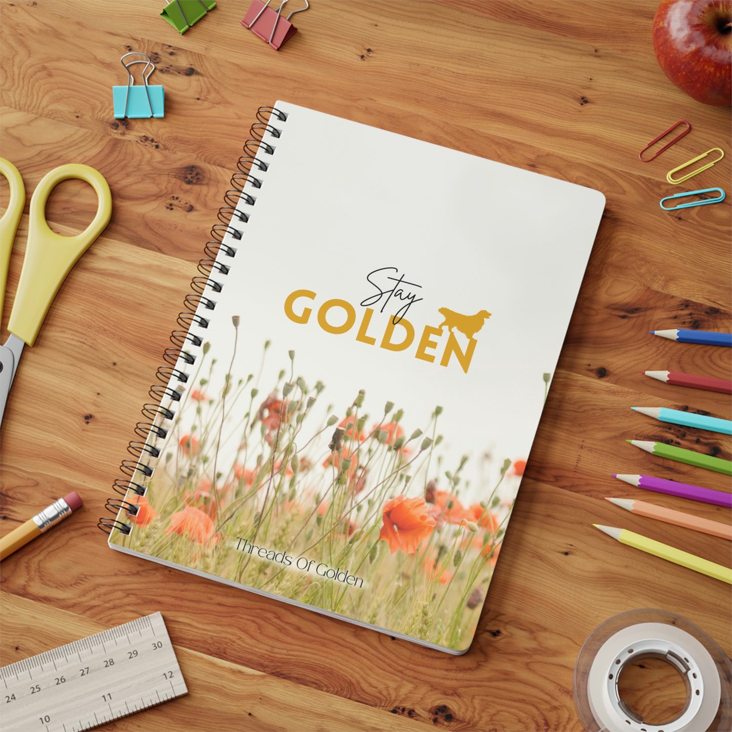 Stay Golden Notebook