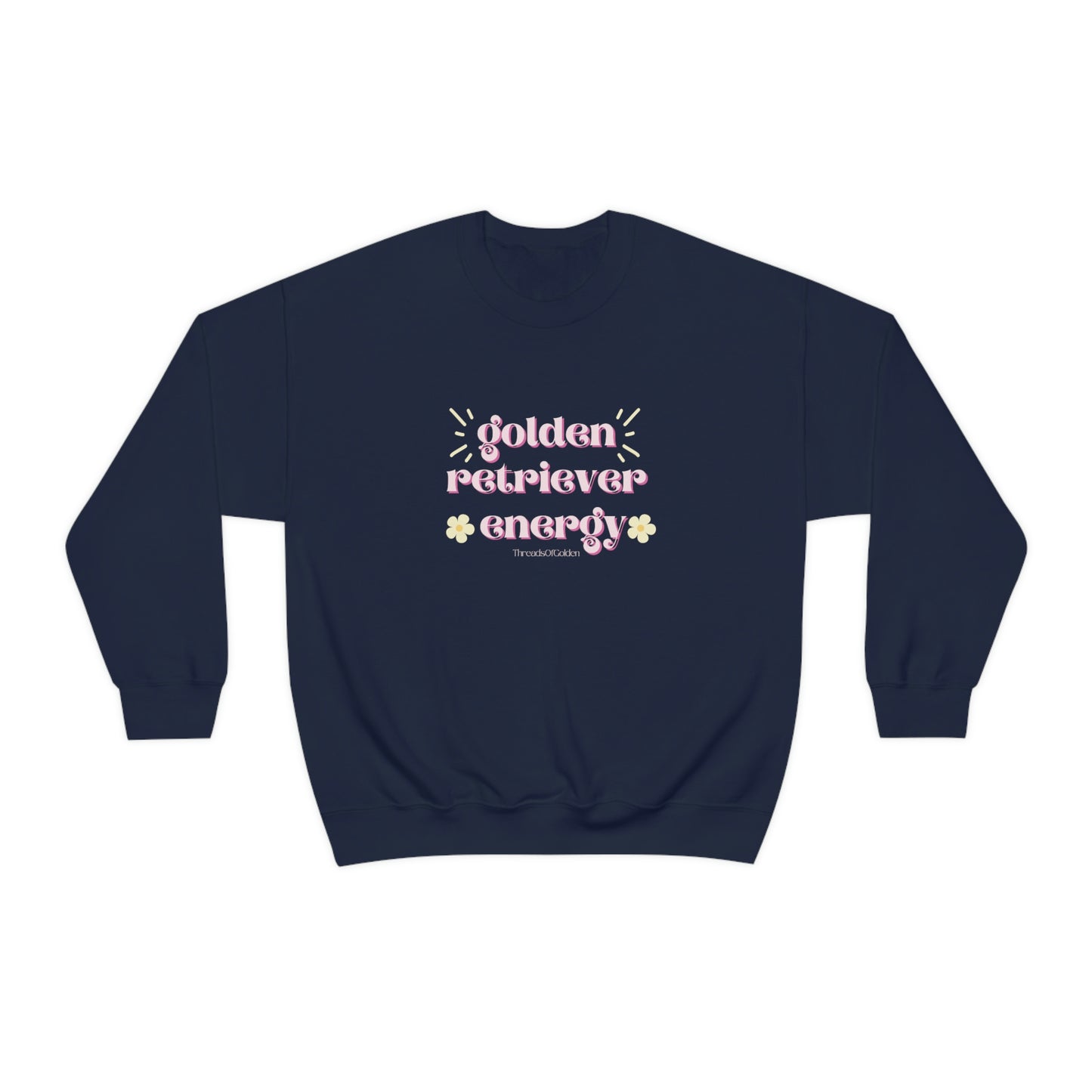 Golden Retriever Energy Crewneck Sweatshirt
