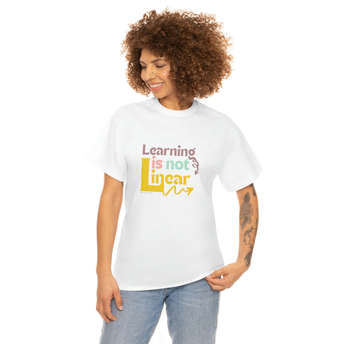 Learning Is Not Linear Unisex Tee