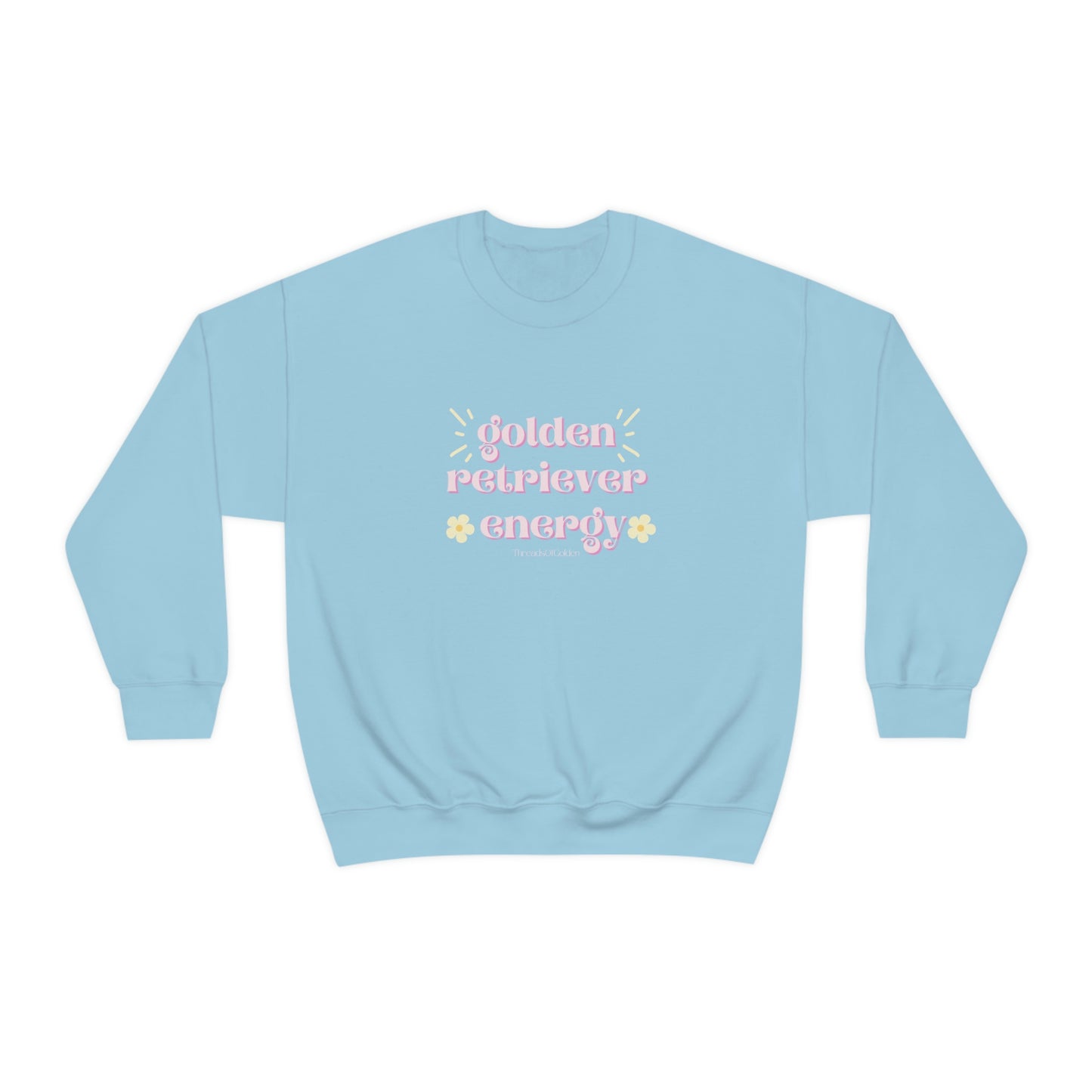 Golden Retriever Energy Crewneck Sweatshirt