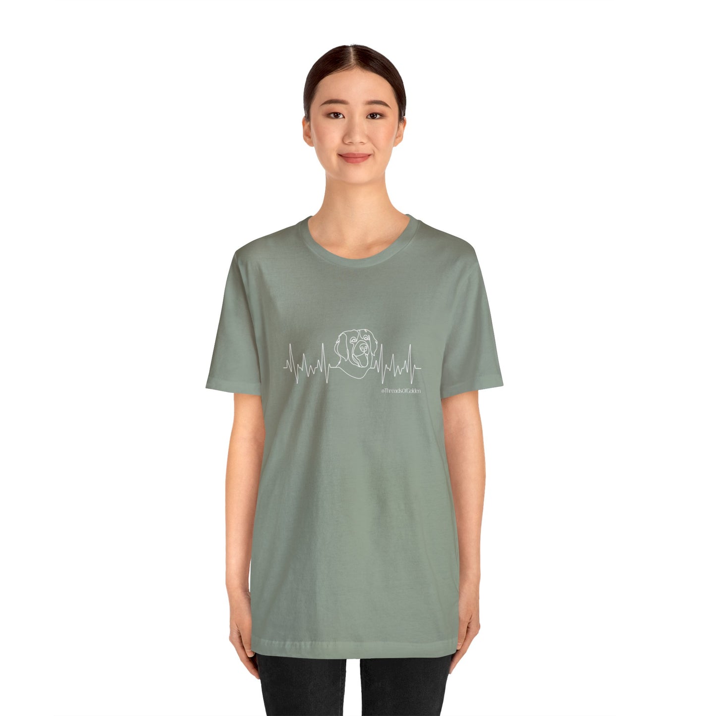 Golden Heartbeat Unisex Tee