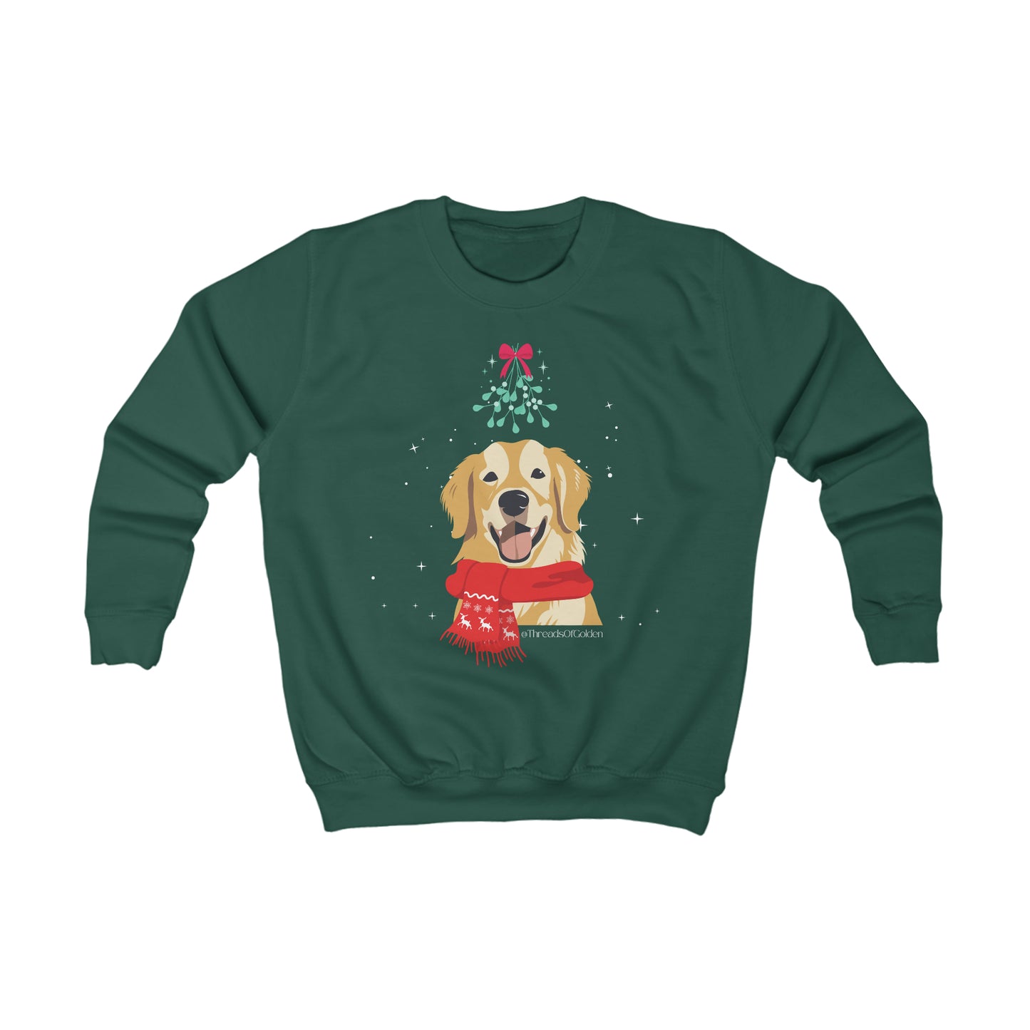 Kids Mistletoe Kiss Sweatshirt