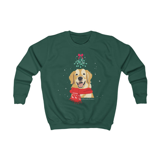 Kids Mistletoe Kiss Sweatshirt