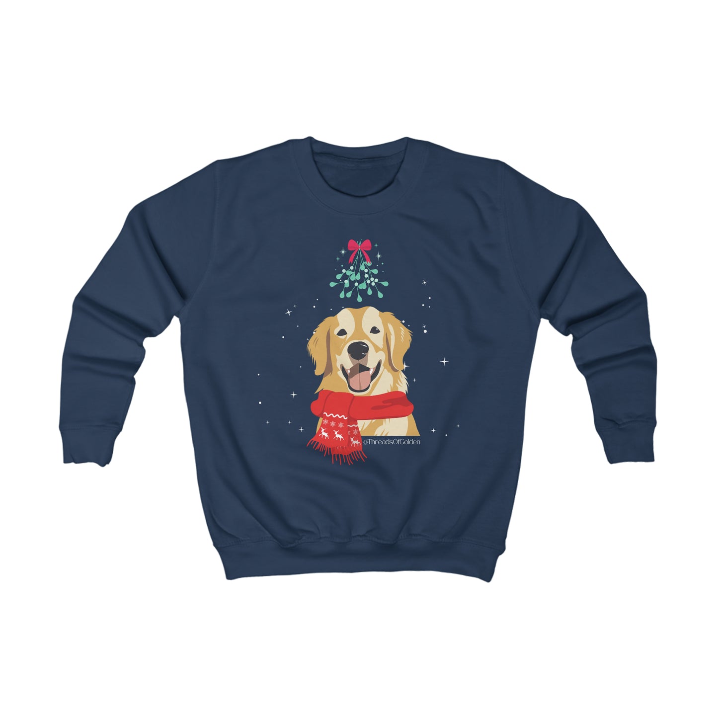 Kids Mistletoe Kiss Sweatshirt