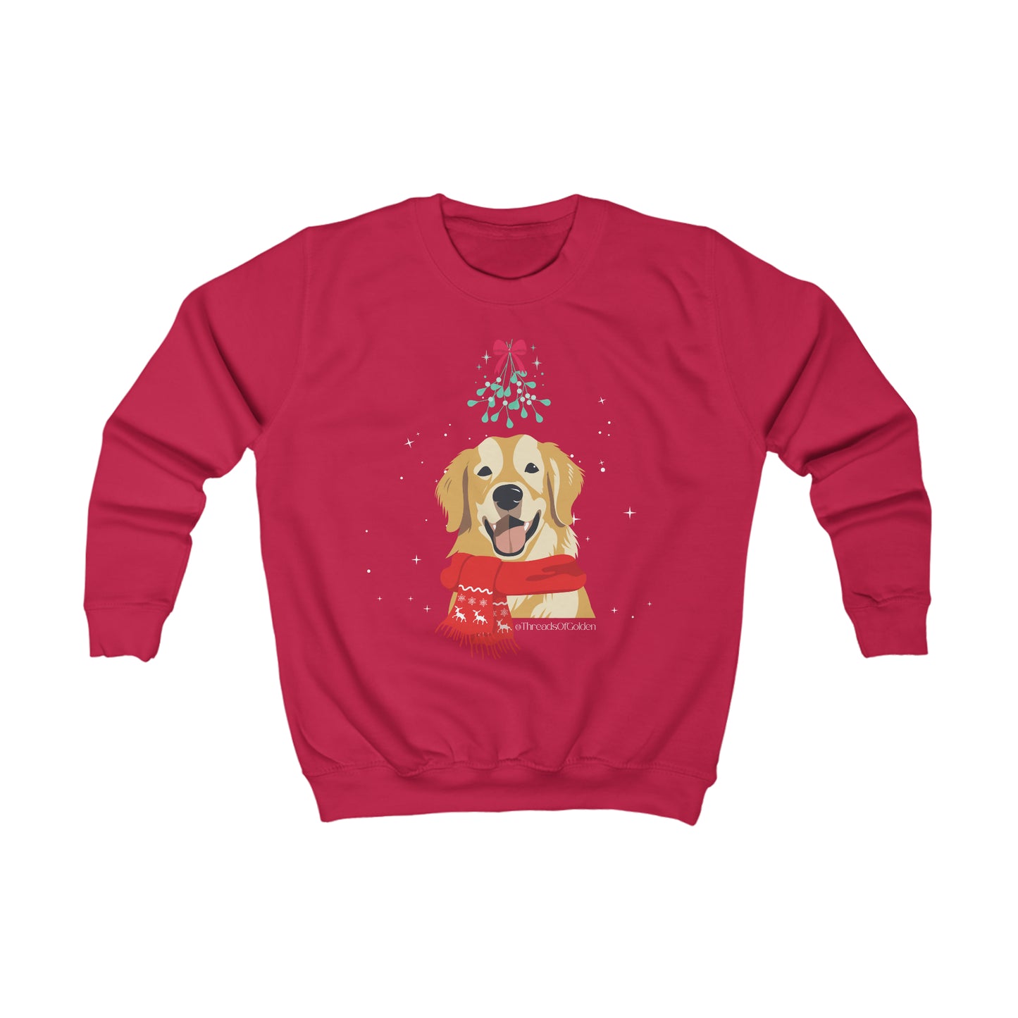 Kids Mistletoe Kiss Sweatshirt
