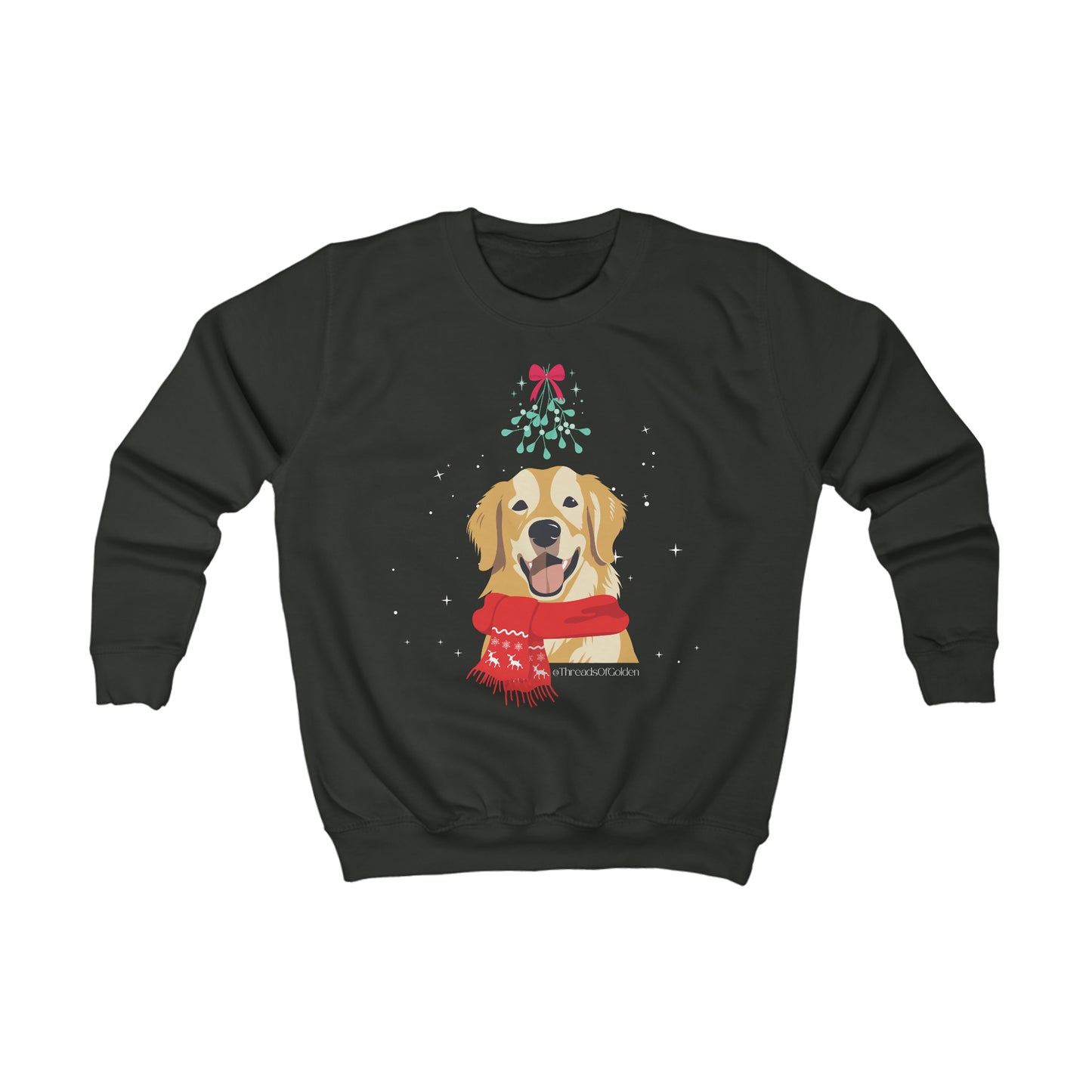 Kids Mistletoe Kiss Sweatshirt