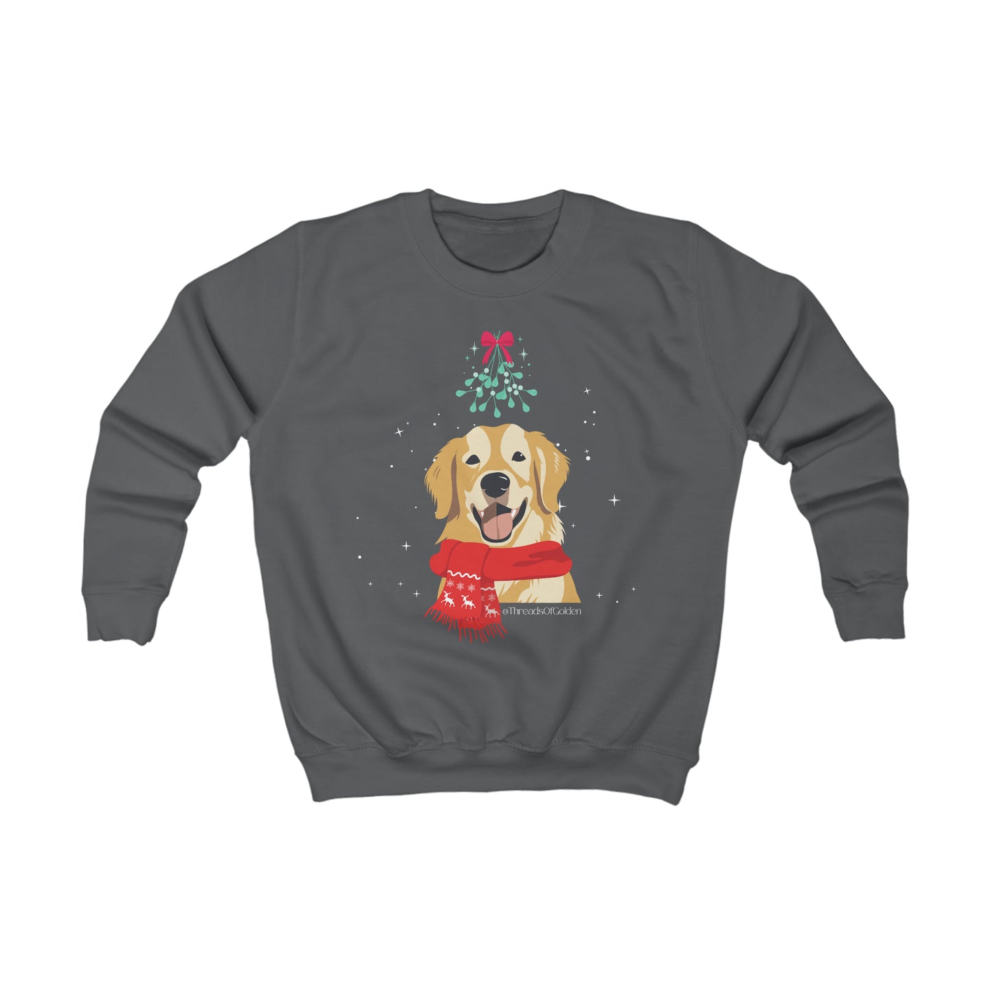 Kids Mistletoe Kiss Sweatshirt