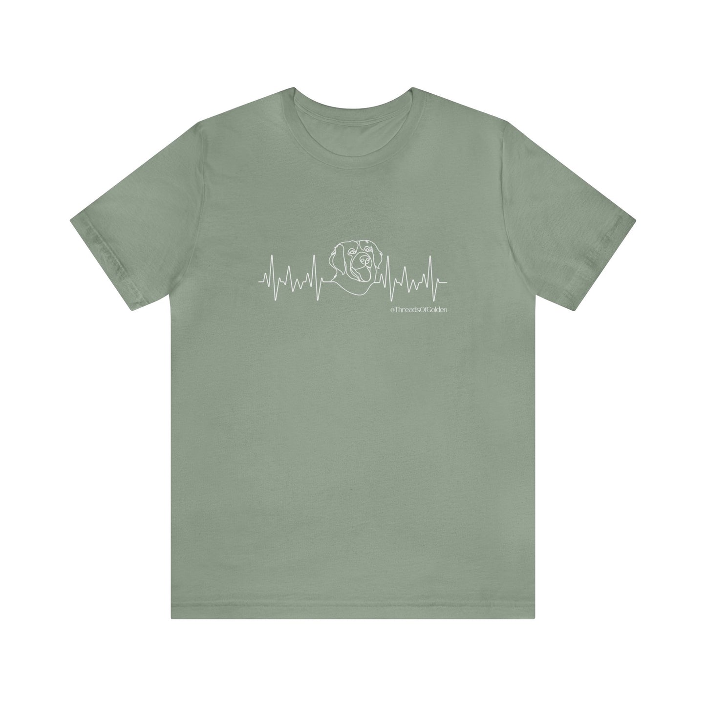 Golden Heartbeat Unisex Tee