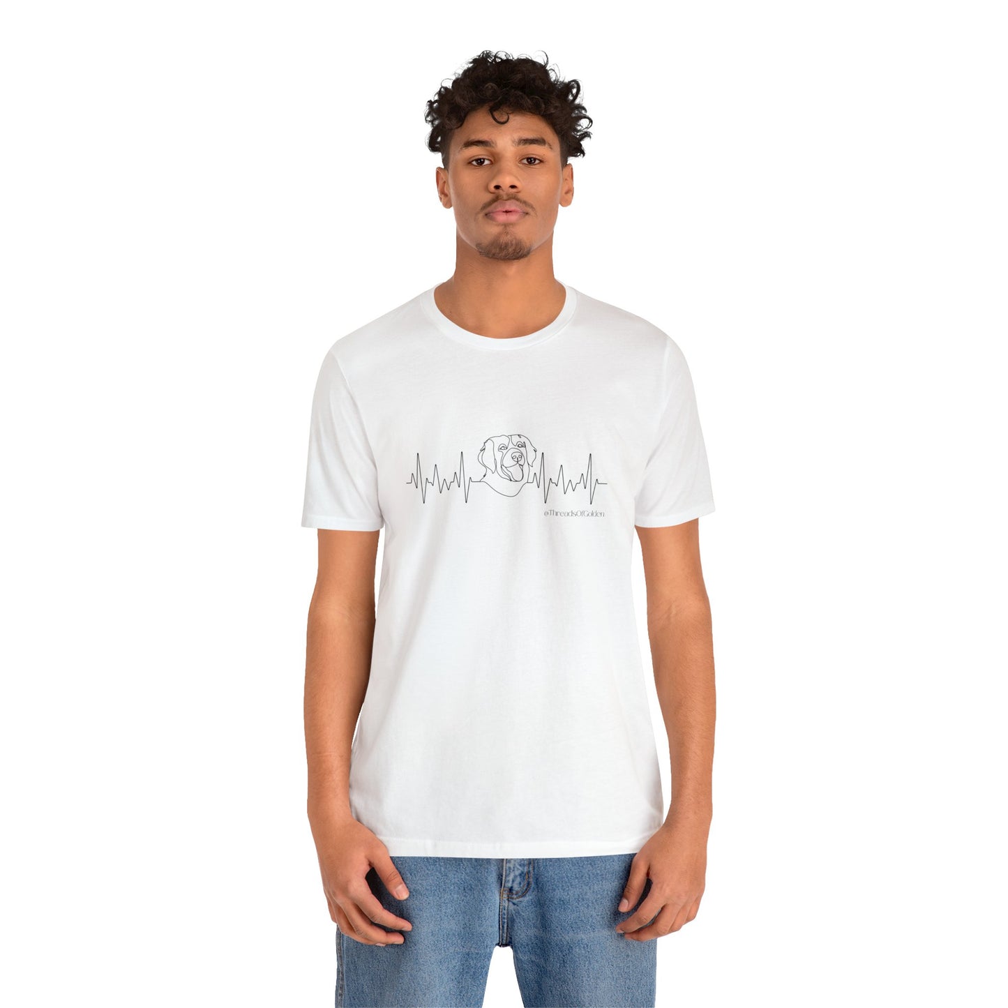 Golden Heartbeat Unisex Tee
